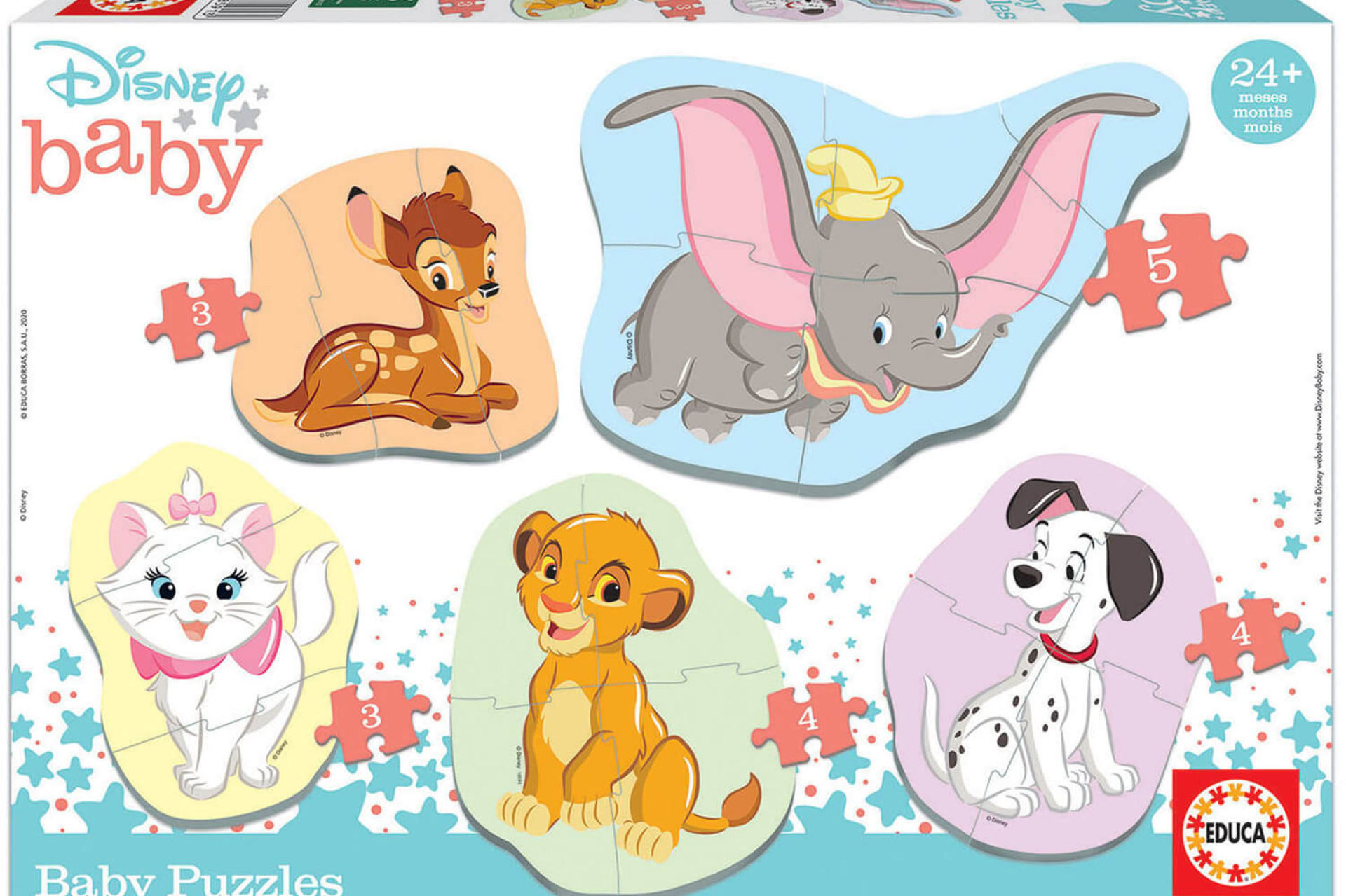 Acheter Baby puzzle : 5 puzzles de 3 à 5 pièces : Disney baby
