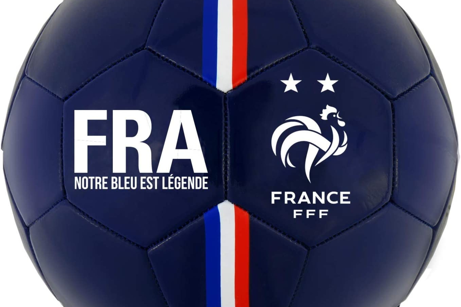 Acheter Ballon de Football France FFF - 2 étoiles - Collection Officielle Equipe de France de Football - T 5 