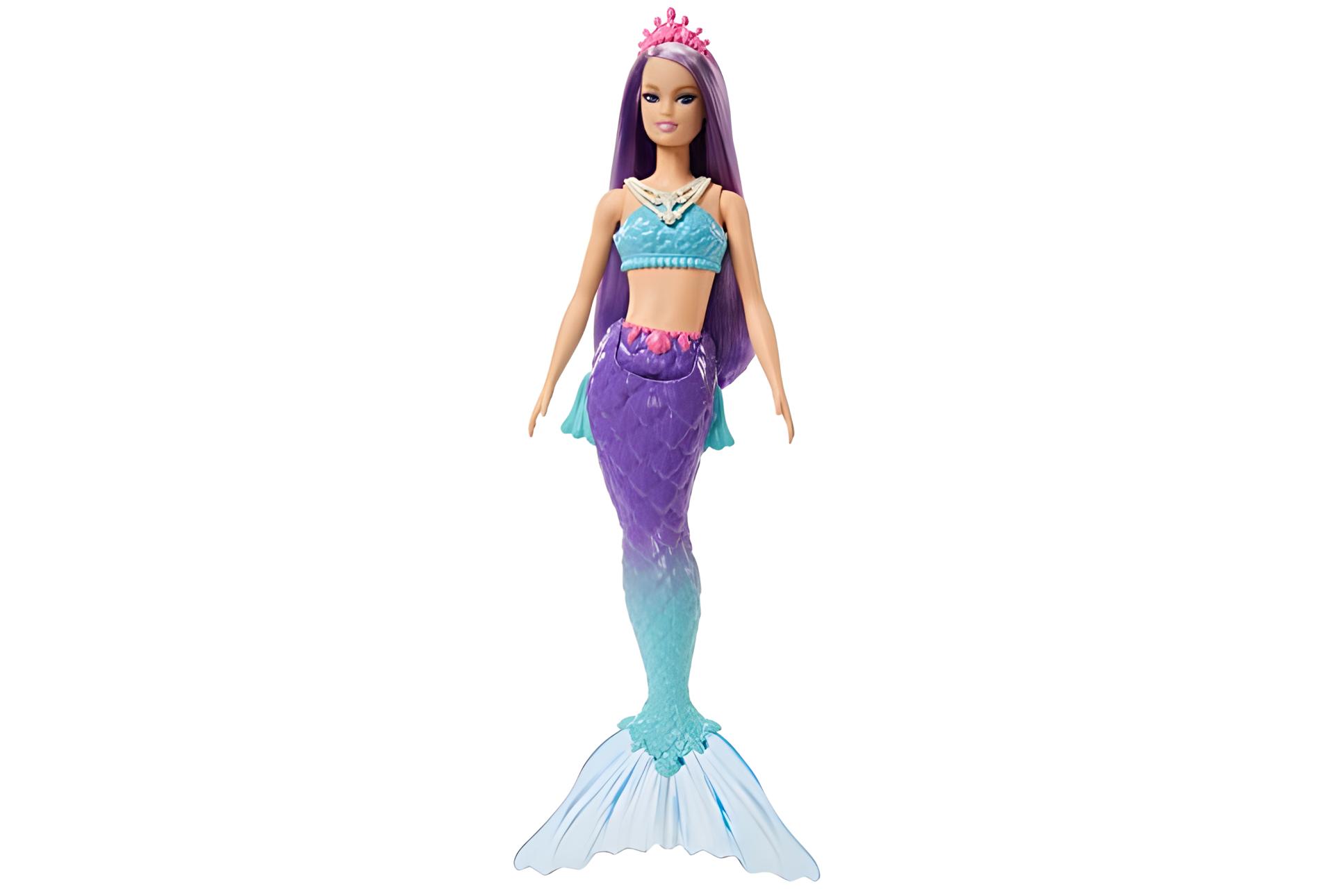 Acheter Barbie Dreamtopia Sirène aux Cheveux Violets HGR10