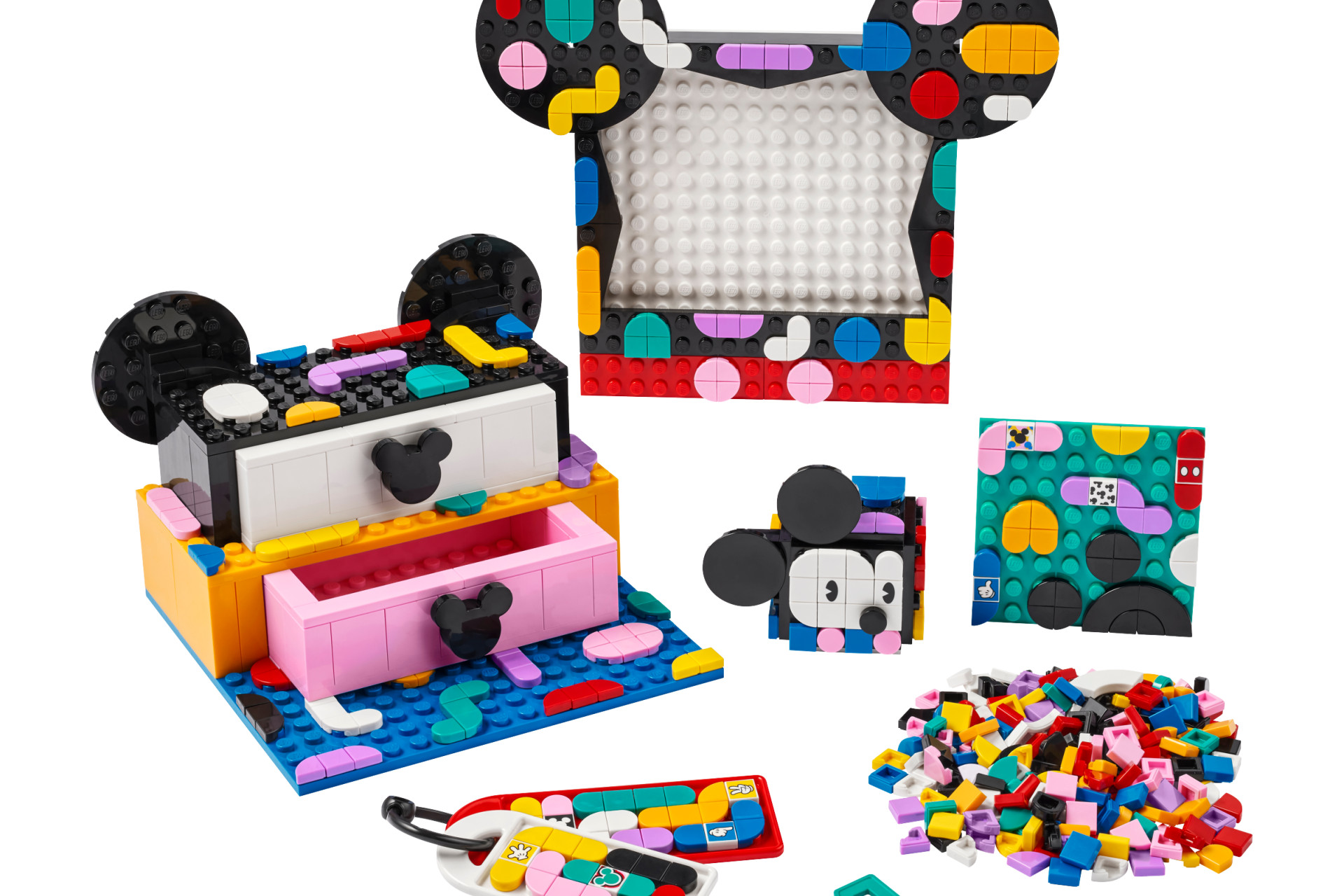 Acheter Boîte Créative - La Rentrée Mickey Mouse Et Minnie Mouse - Lego Dots - 41964