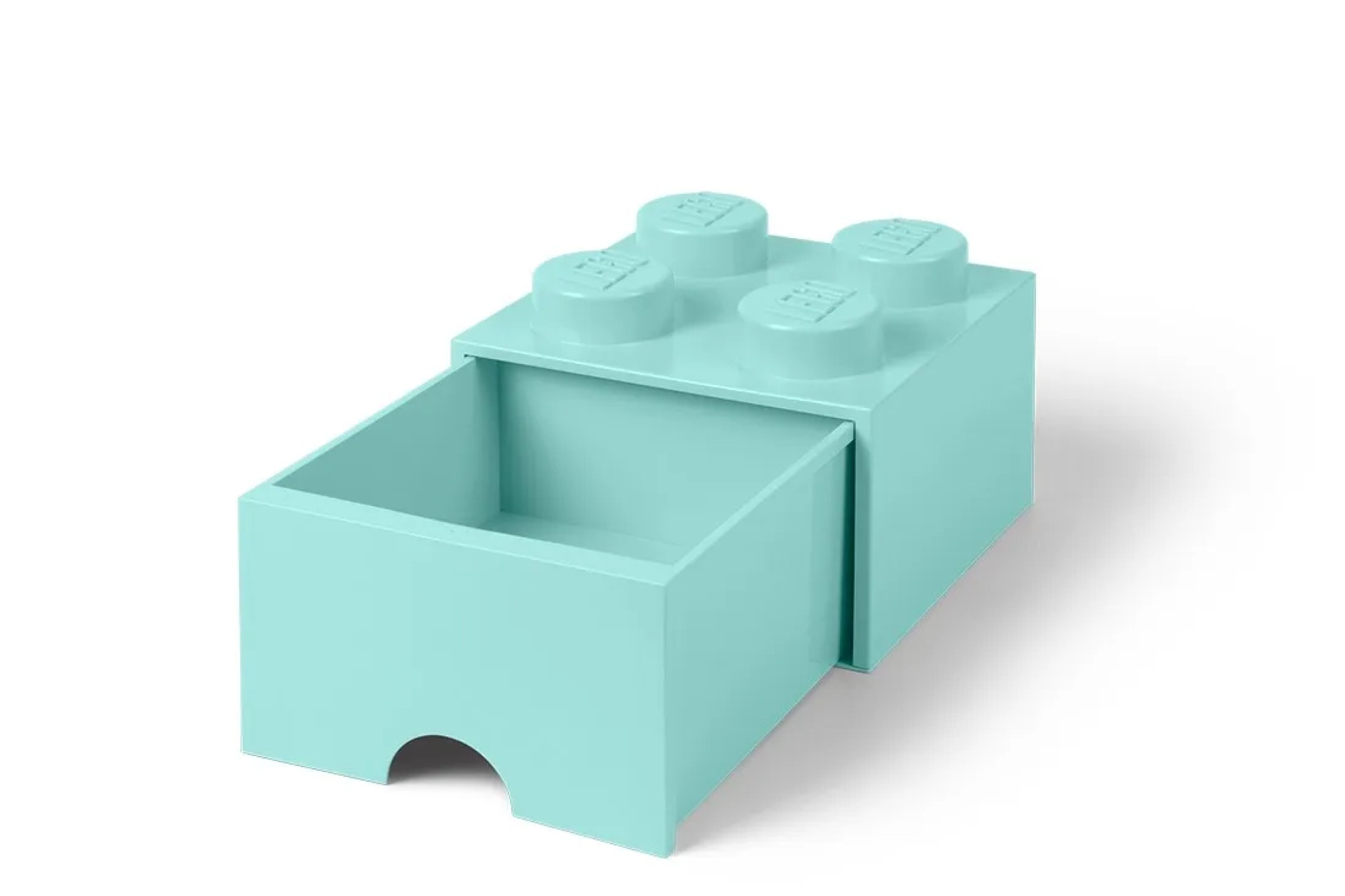 Acheter Brique bleu clair aqua de rangement LEGO® à tiroir et à 4 tenons