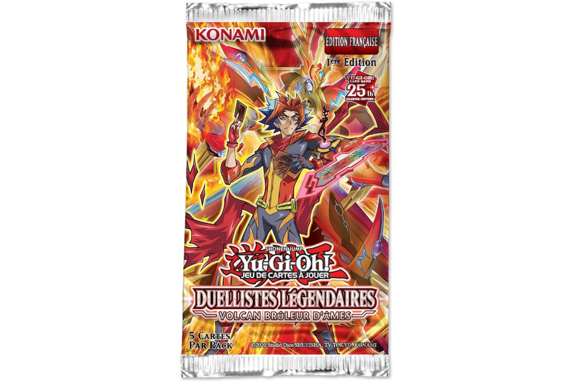 Acheter Carte à collectionner Konami Yu-Gi-Oh Booster 5 cartes Duellistes Légendaires Volcan Brûleurs d'Ames