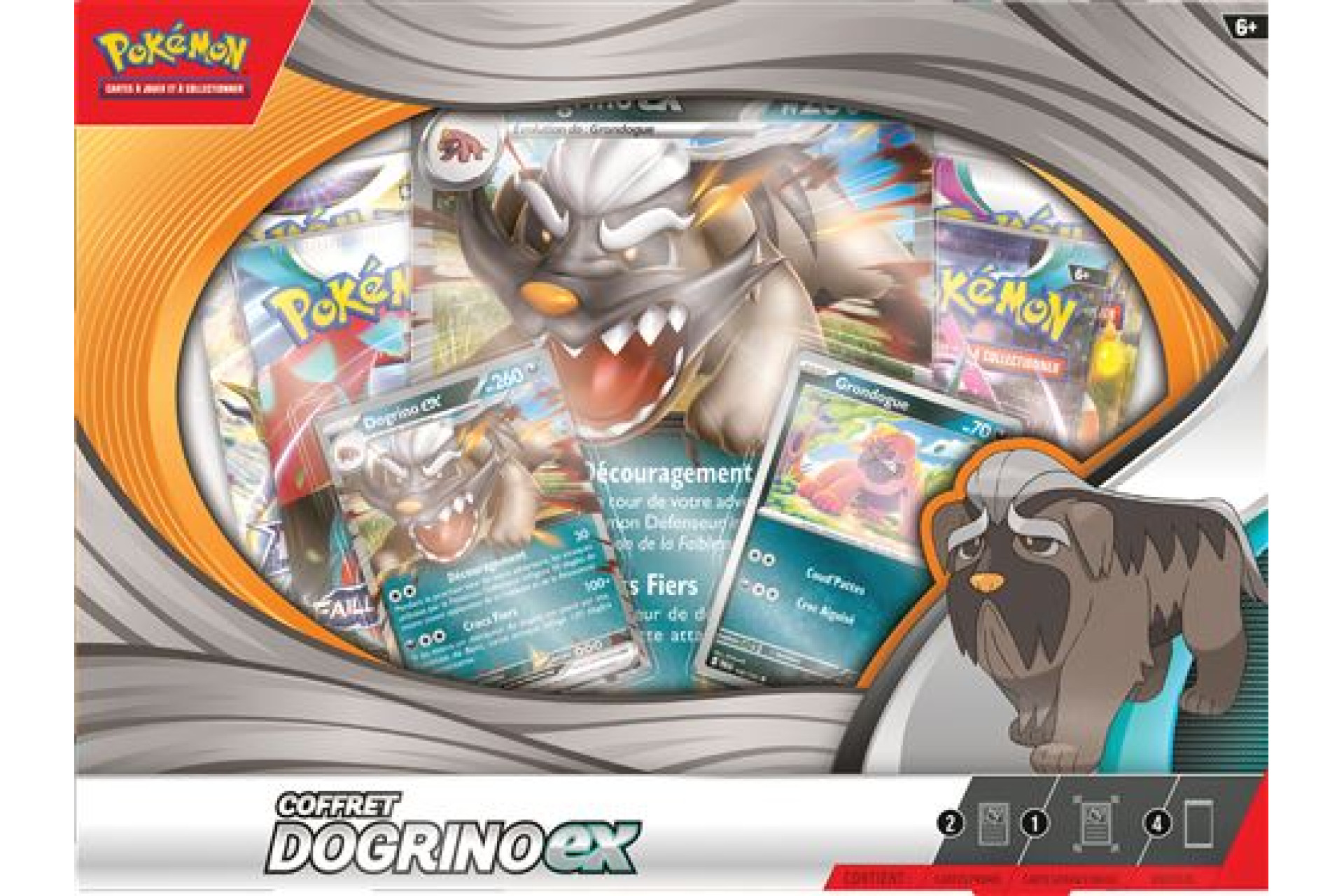 Acheter Cartes à collectionner Pokémon Coffret ex 4 boosters Dogrino-ex Q1