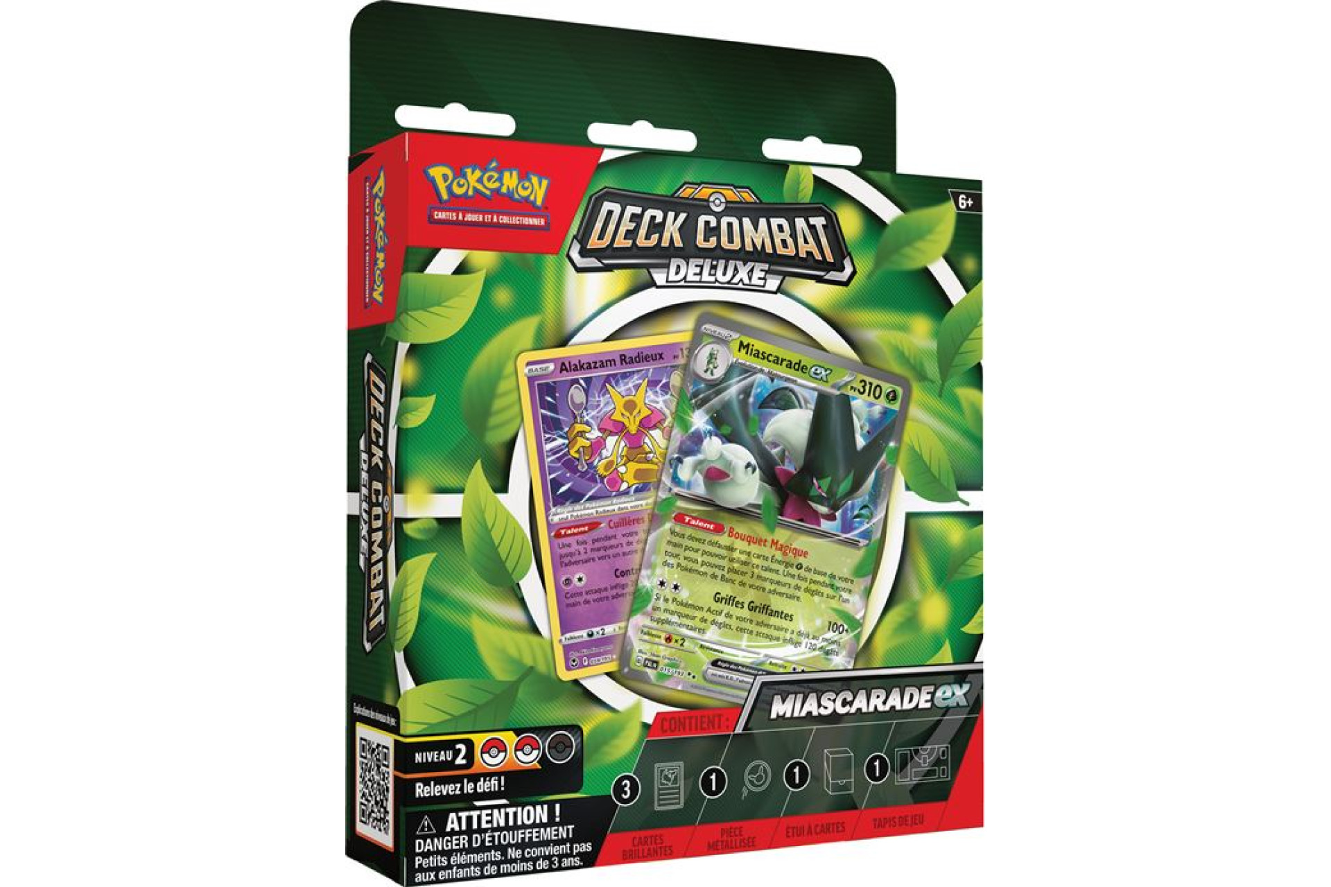 Acheter Cartes à collectionner Pokémon Deck Combat Deluxe Miascarade Ex et Palmaval Ex
