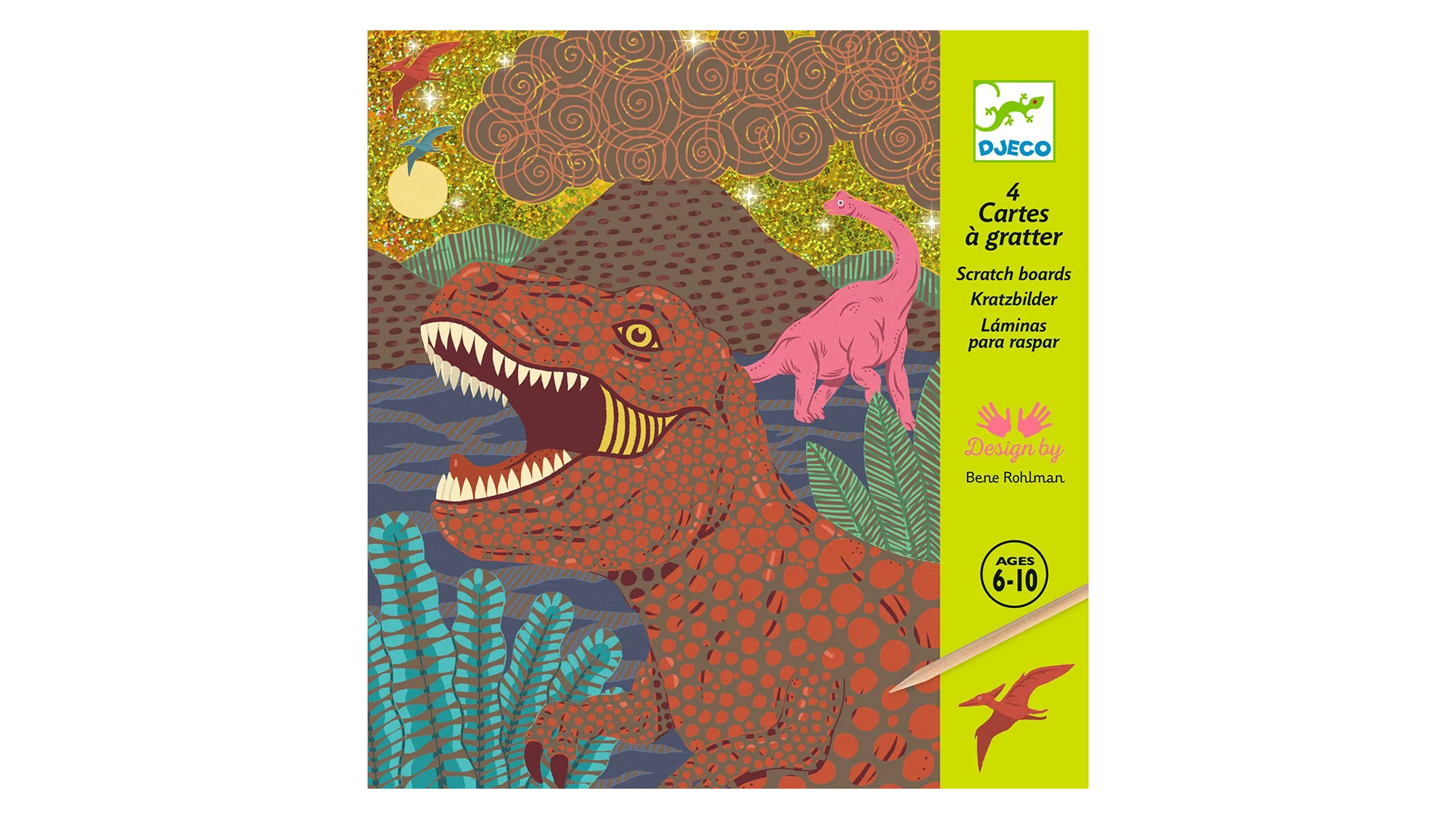 Acheter Le Règne Des Dinosaures - Cartes À Gratter - Djeco