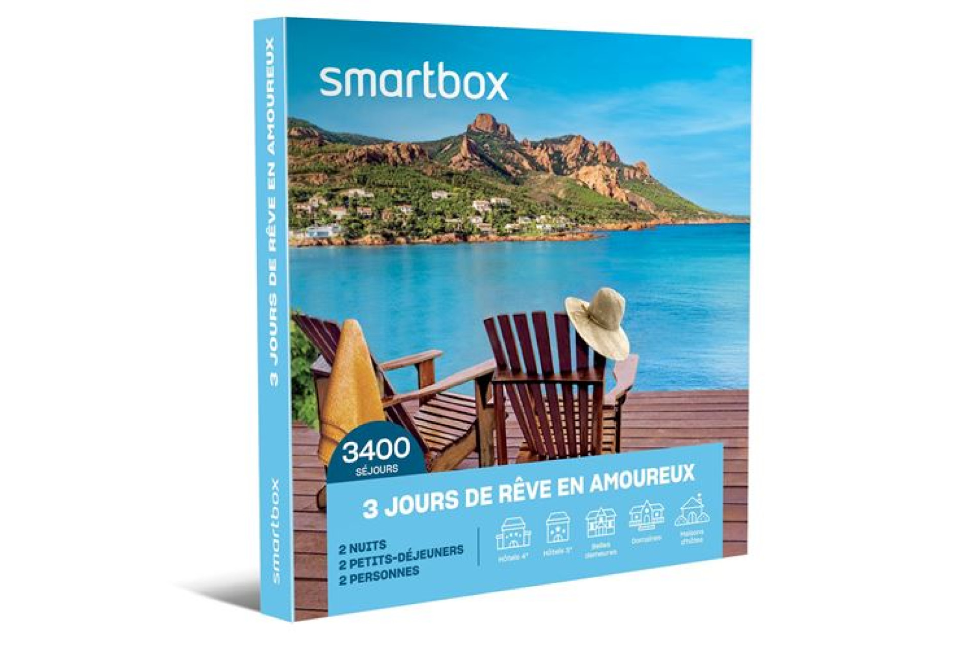 Acheter Coffret cadeau SmartBox 3 jours de rêve en amoureux