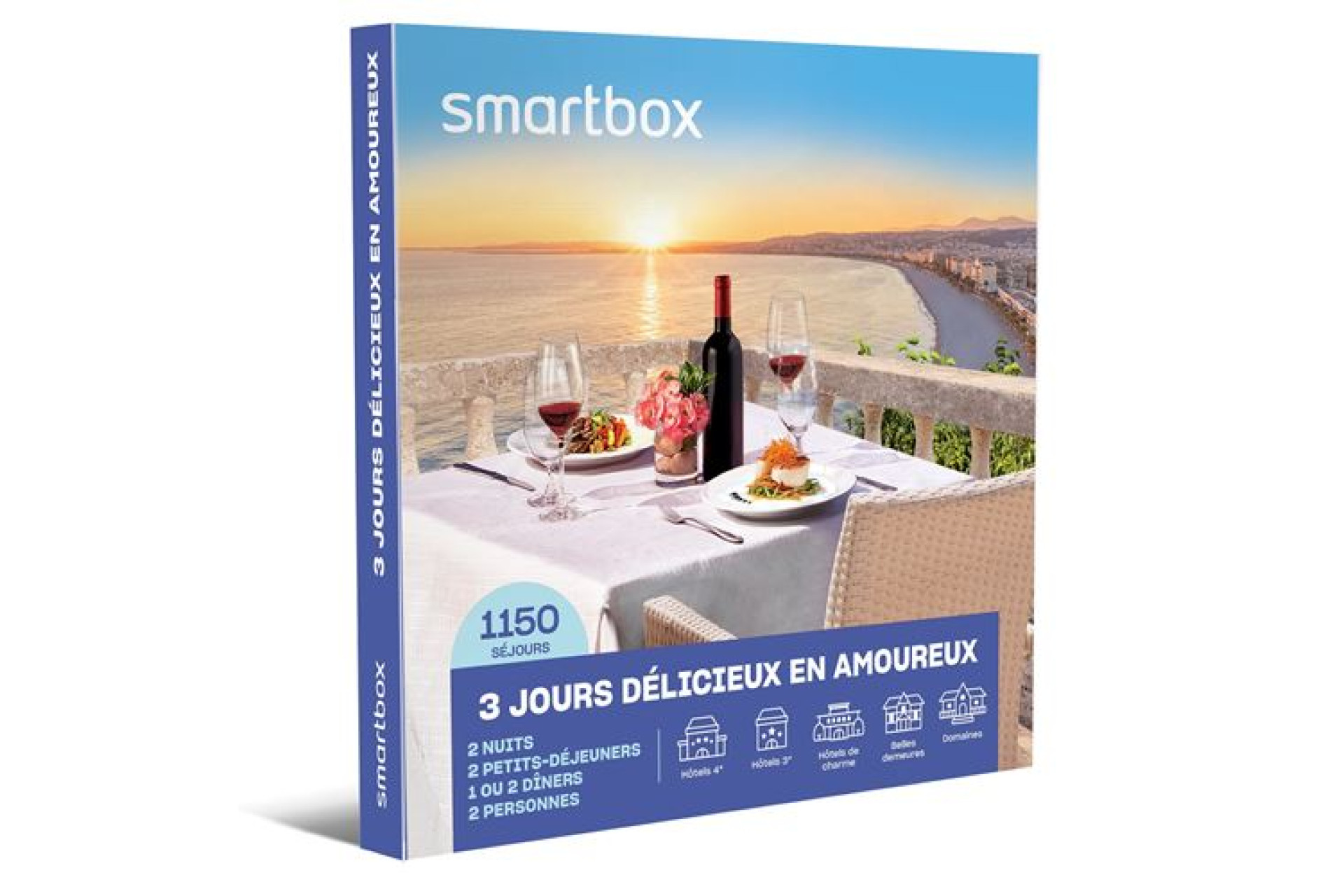 Acheter Coffret cadeau SmartBox 3 jours délicieux en amoureux