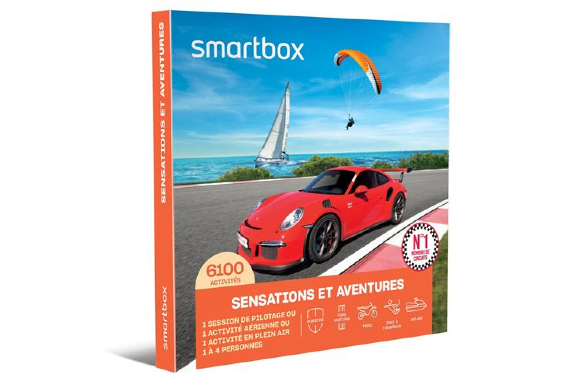 Acheter Coffret cadeau SmartBox Sensations et Aventures