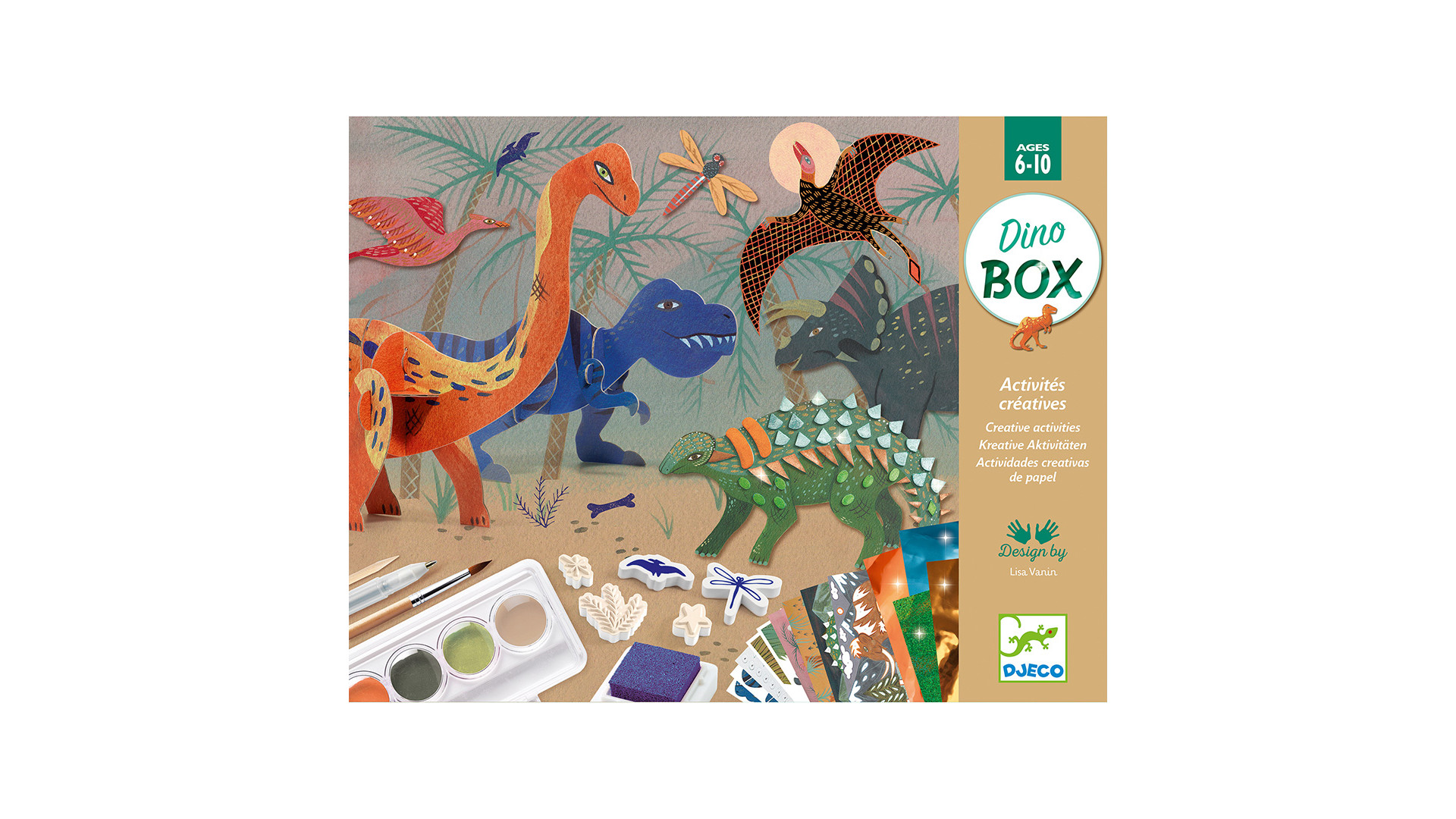 Acheter Dino Box Djeco - Coffret D'activités Créatives