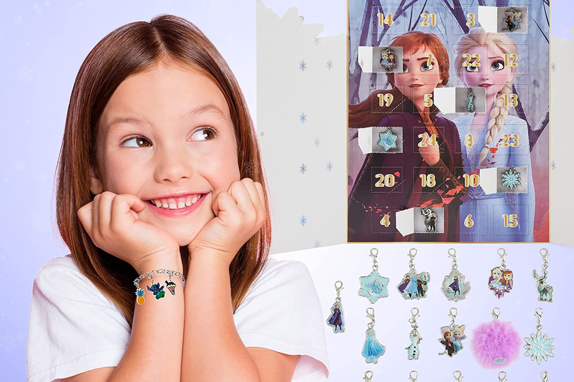 Acheter Disney Calendrier de l'Avent 2022 Bijoux Enfant Fille la Reine des Neiges