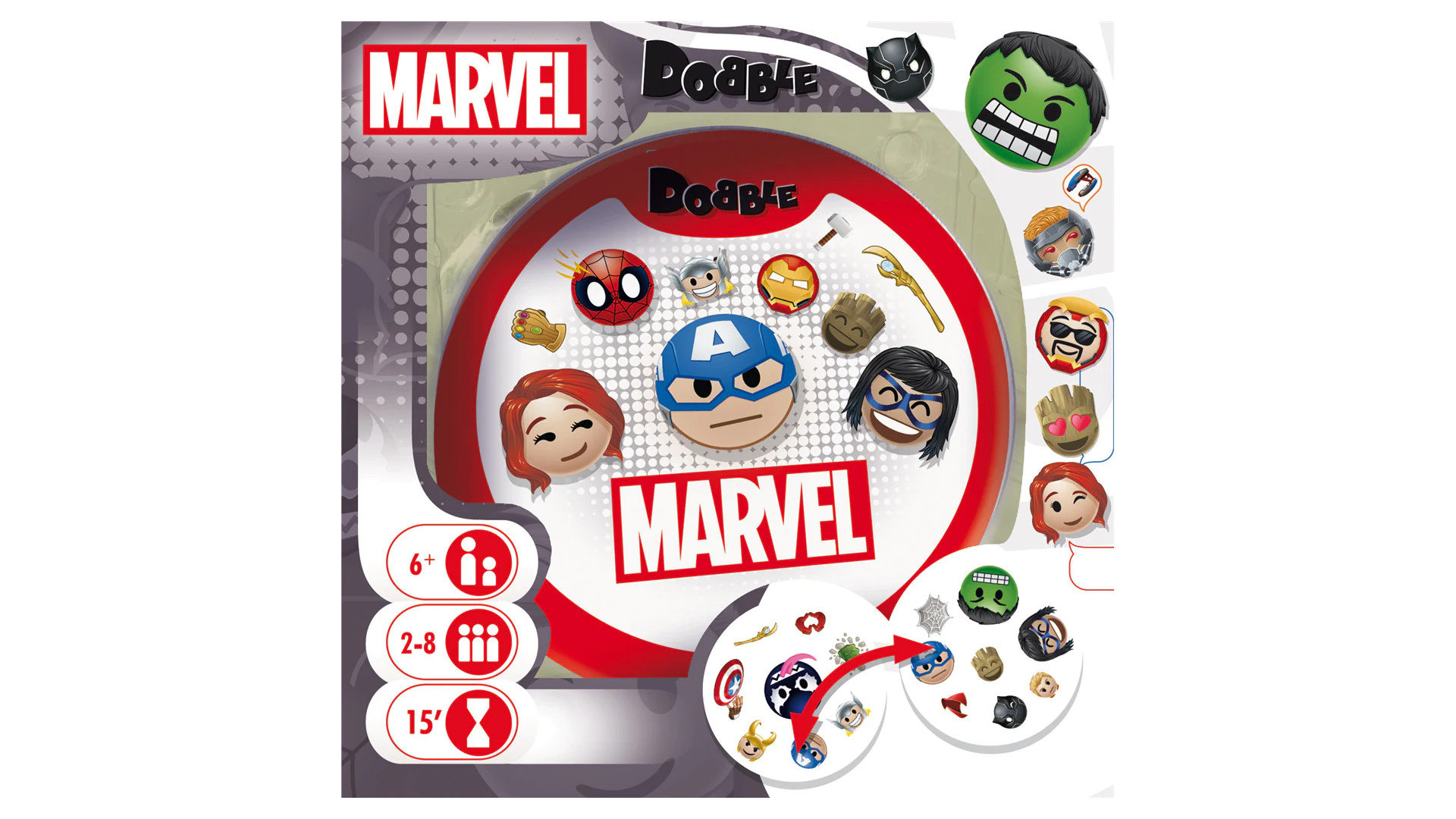 Acheter Dobble - Marvel Emoji