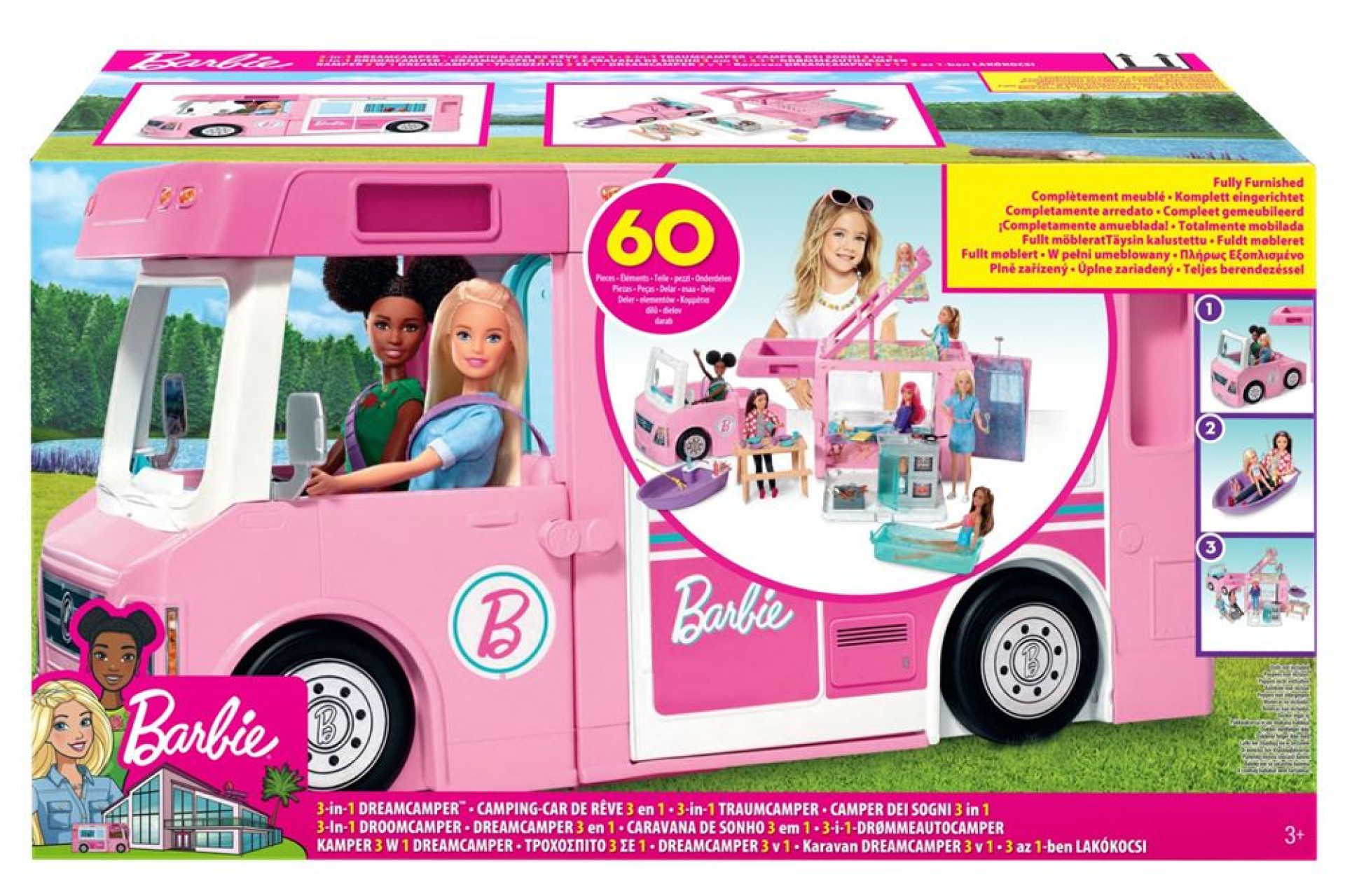 Acheter  DreamCamper transformable Barbie 3 en 1 