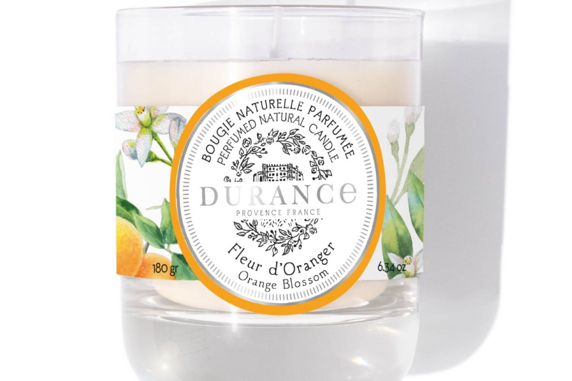 Acheter Durance Bougie Parfumée Naturelle Fleur d'Oranger