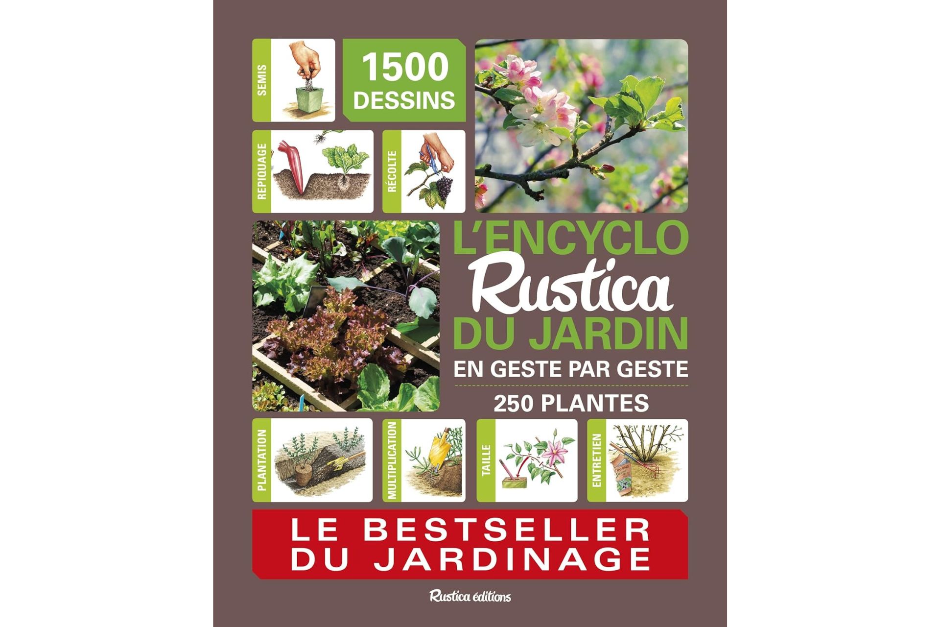 Acheter L'encyclo Rustica du jardin en geste par geste