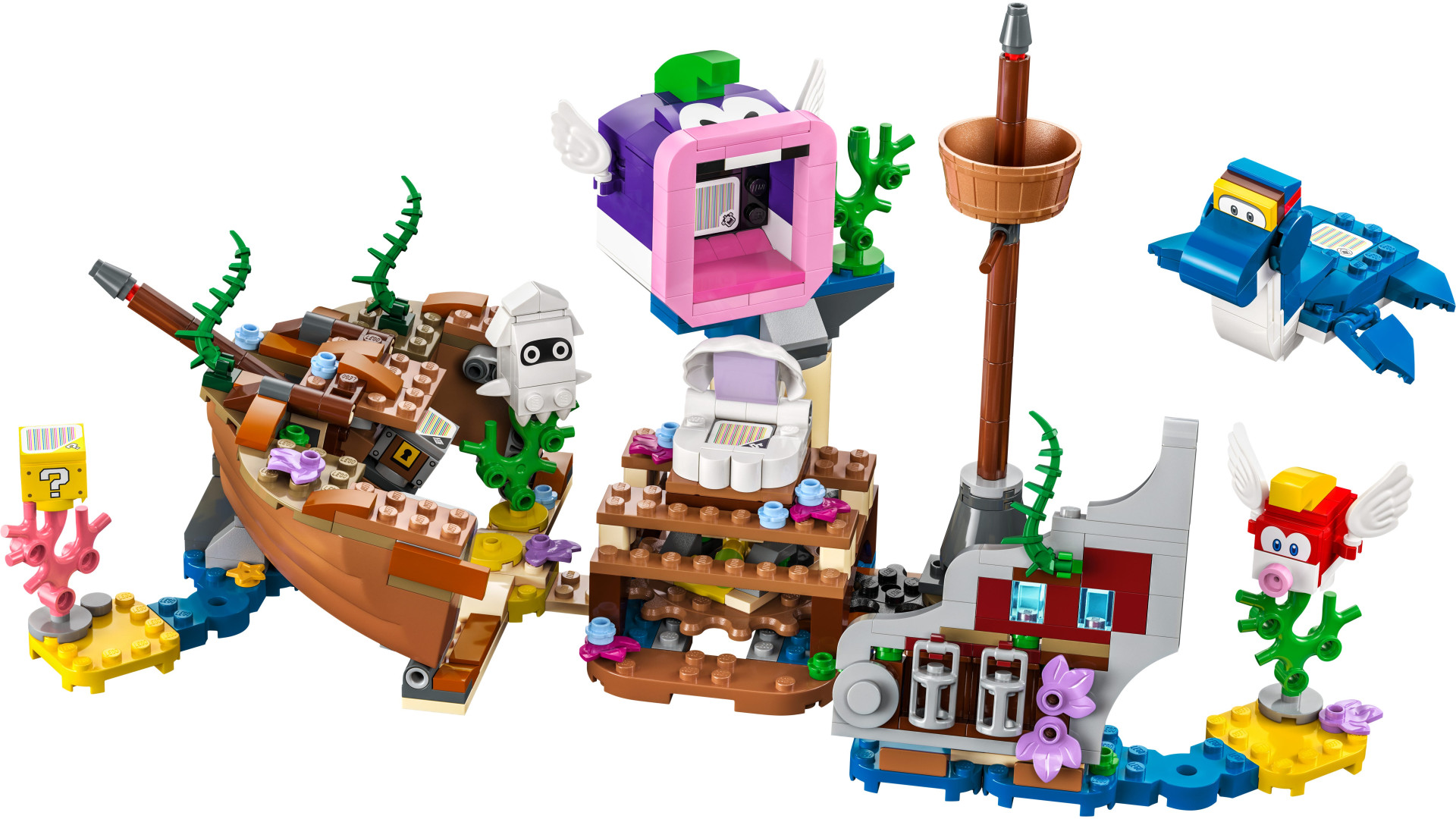 Acheter Lego® 71432 - Ensemble D'extension Aventure Dans L'épave Engloutie Avec Dorrie - Lego® Super Mario