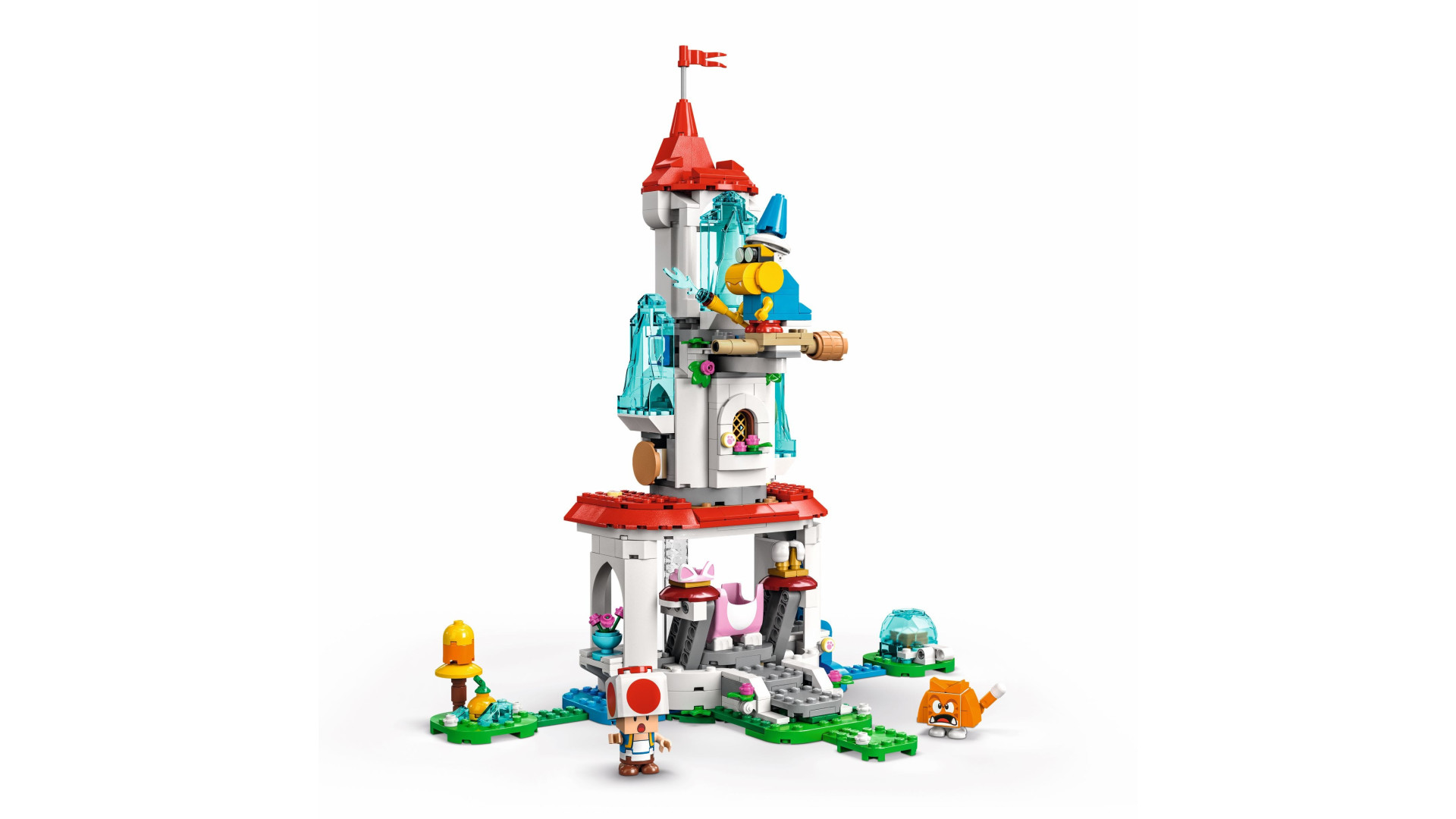 Acheter Ensemble D’extension La Tour Gelée Et Le Costume De Peach Chat - Lego Super Mario - 71407-
