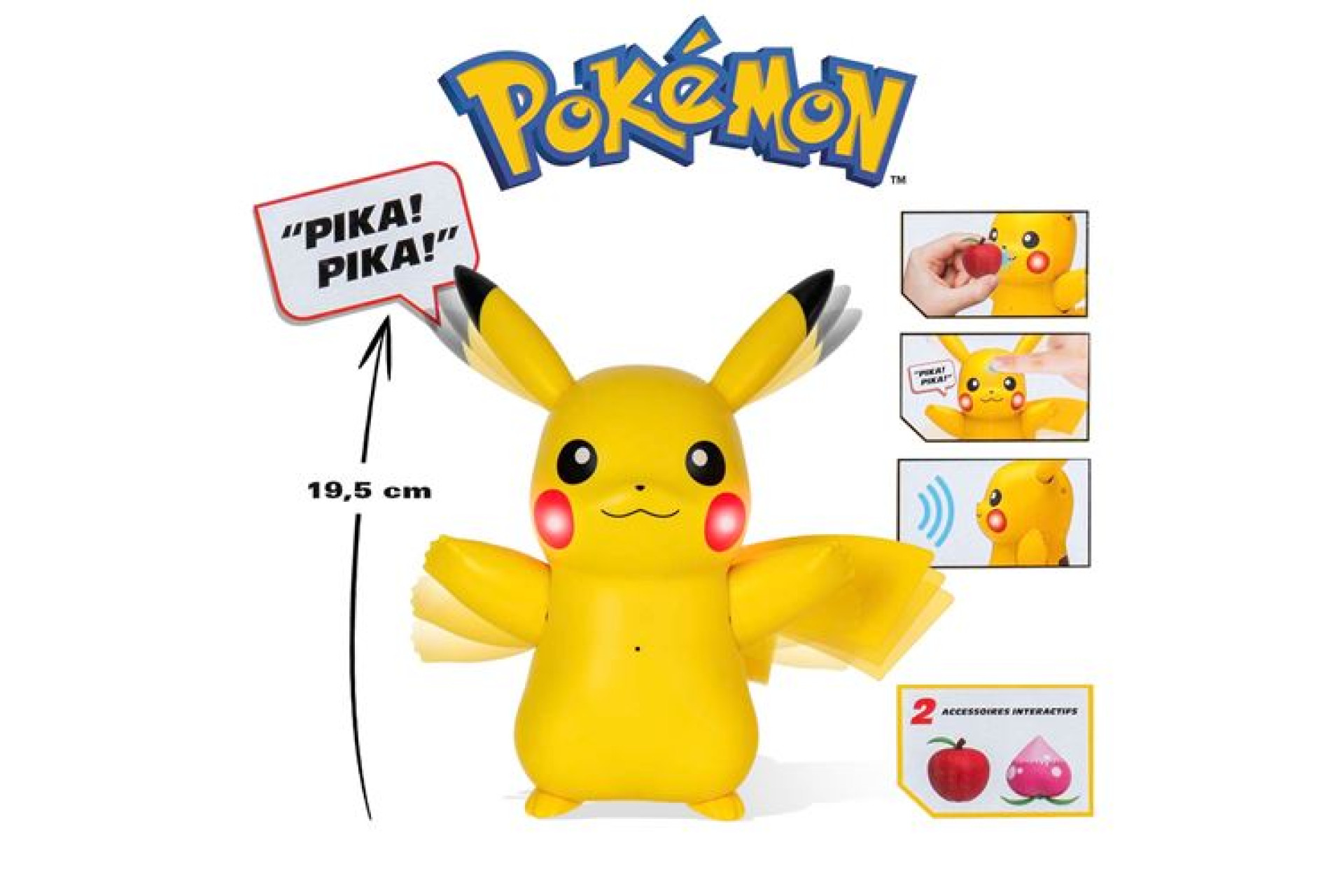 Acheter Figurine Bandai Pikachu intéractif et ses accessoires