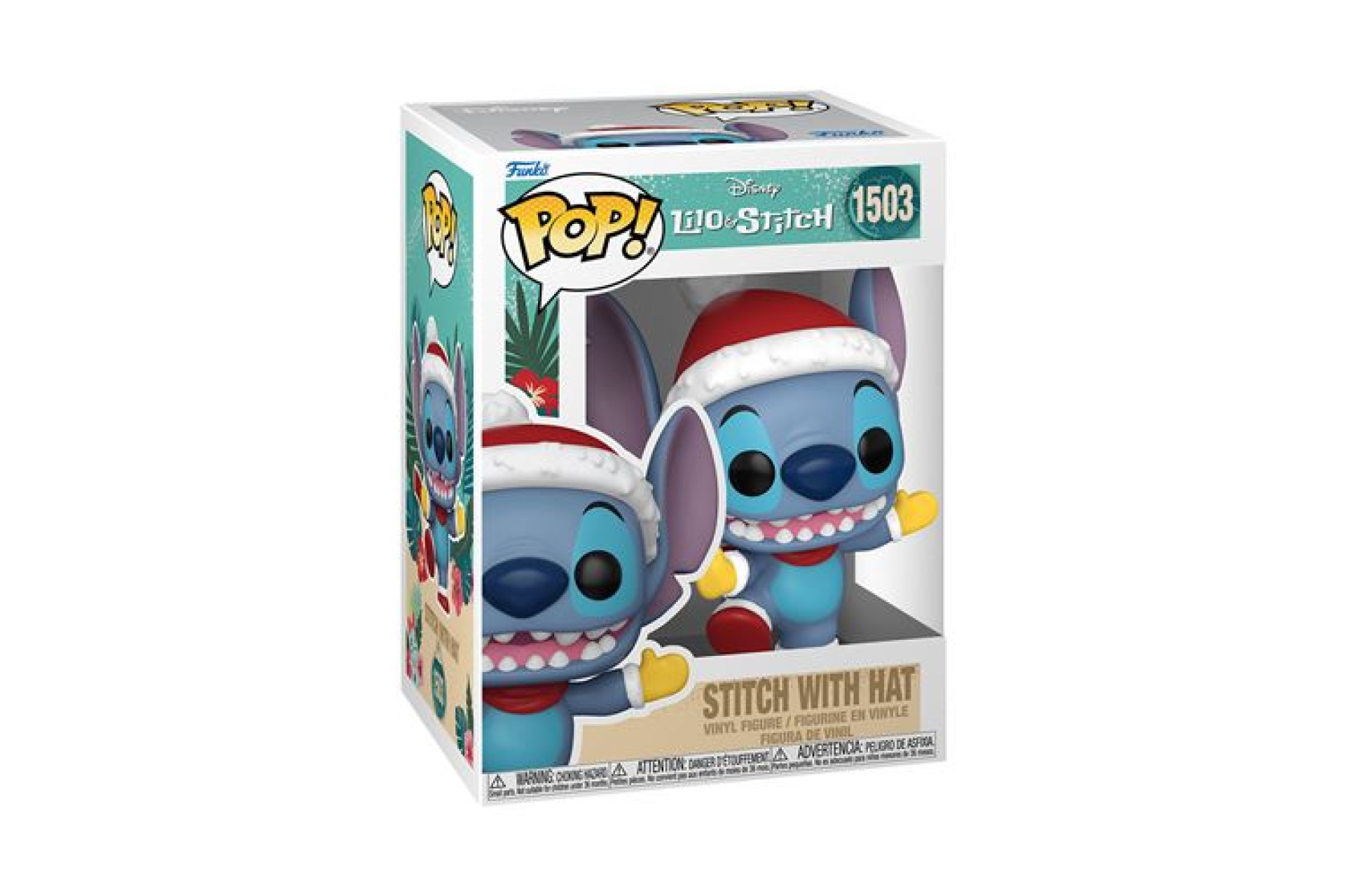 Figurine Funko Pop Disney Stitch Holiday Stitch with Hat