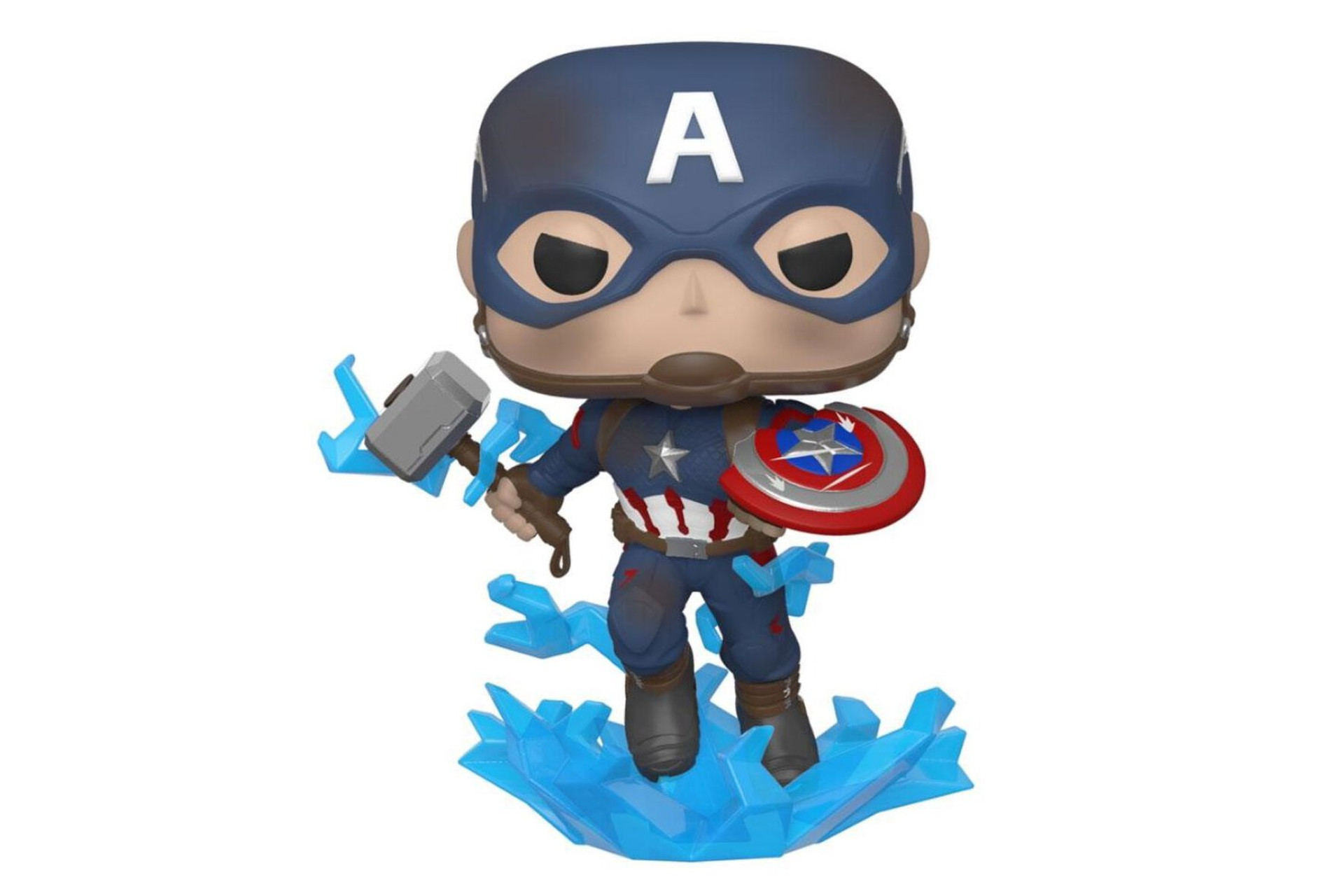 Acheter Figurine Funko Pop! N°573 - Avengers - Captain America Avec Bouclier Cassé Et Ma