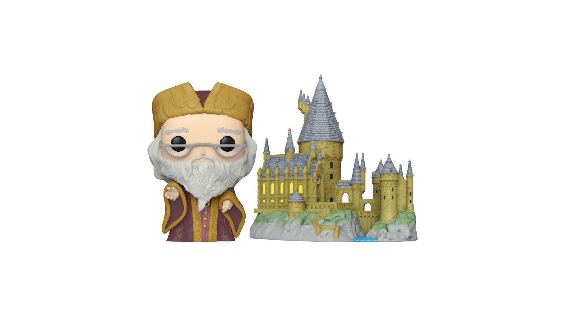 Acheter Figurine Funko Pop! Town N°27 - Harry Potter - Dumbledore Et Poudlard