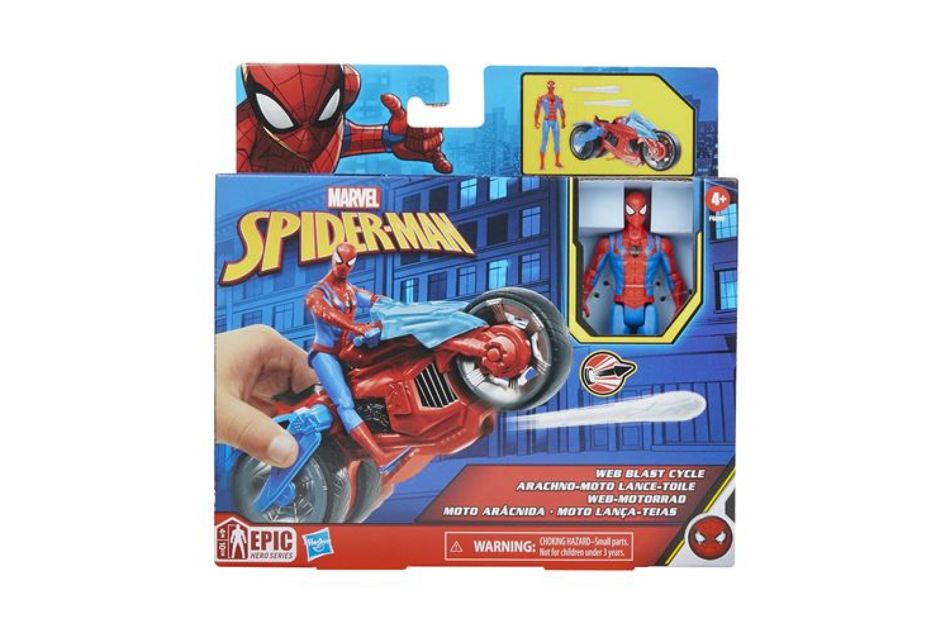Acheter Figurine Spiderman avec Moto 10 cm