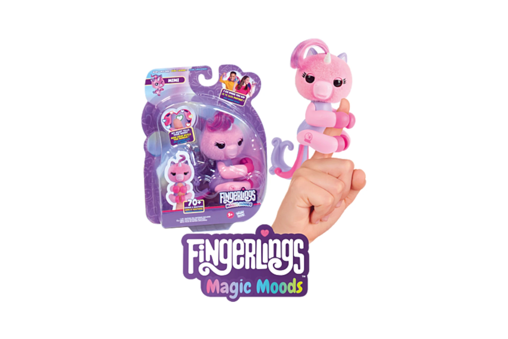 Figurine Lansay Fingerlings Magic Moods Mimi la licorne