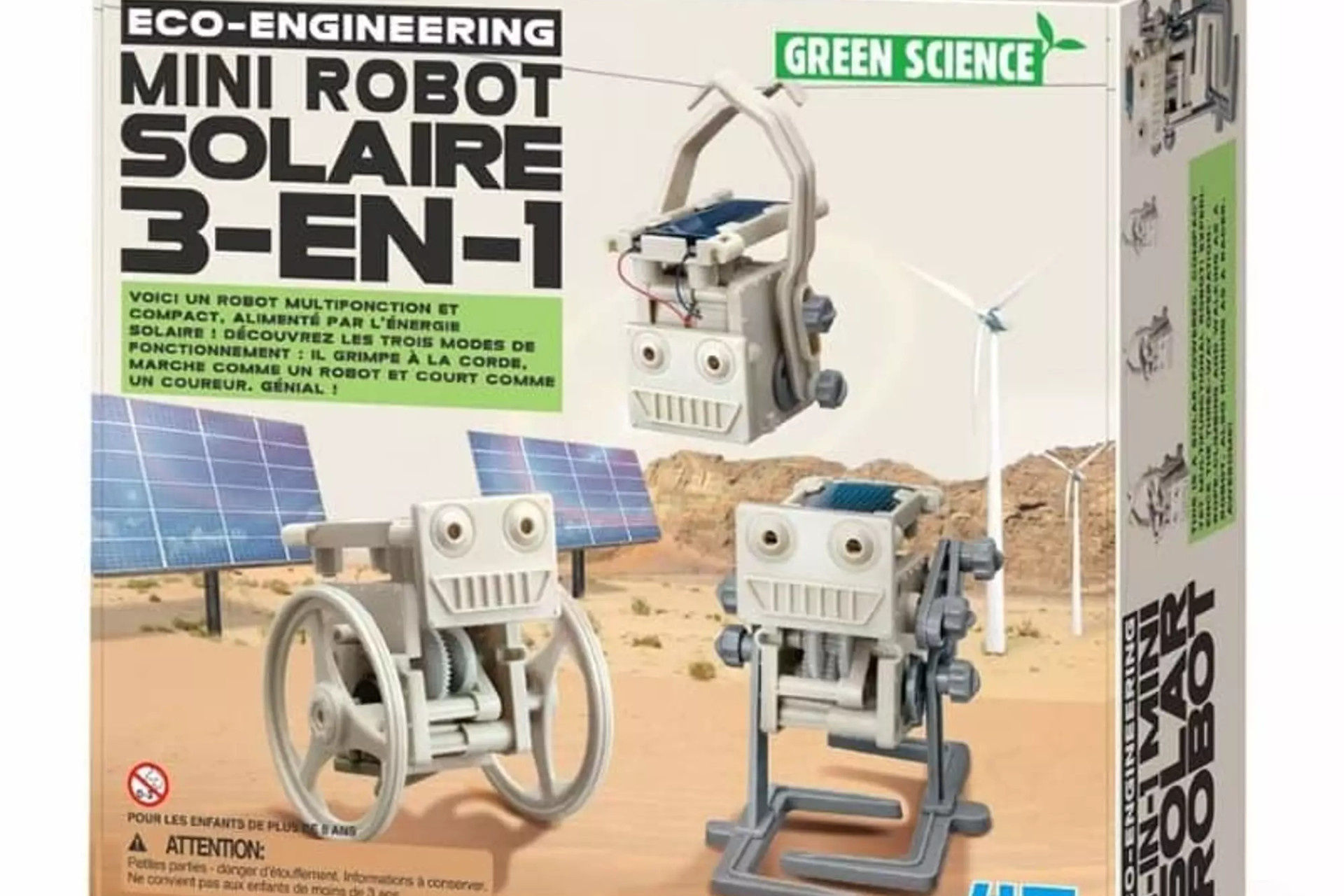 Acheter Kit mini robot solaire 3-en-1 4m