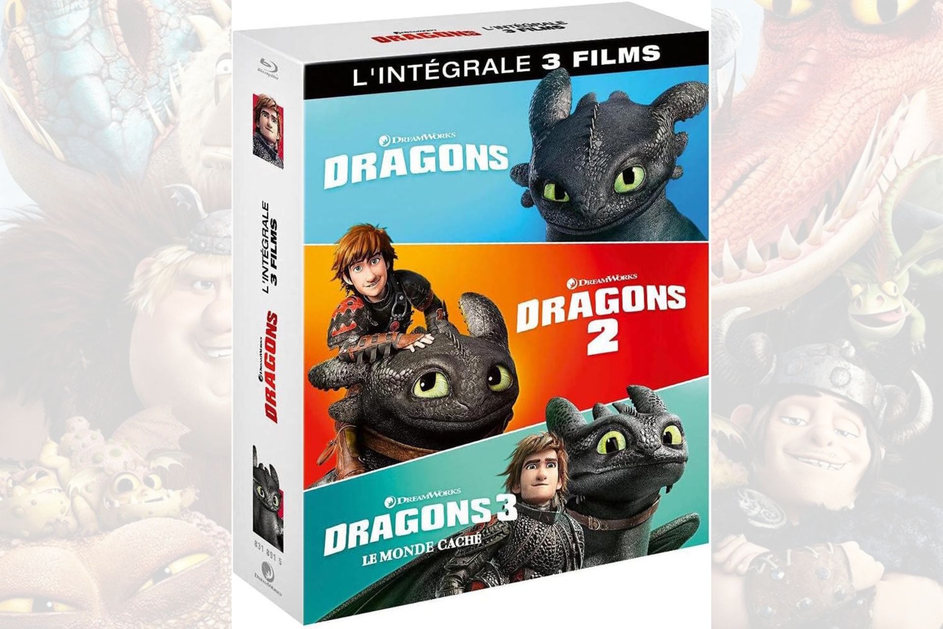 Intégrale Dragons Blu-Ray