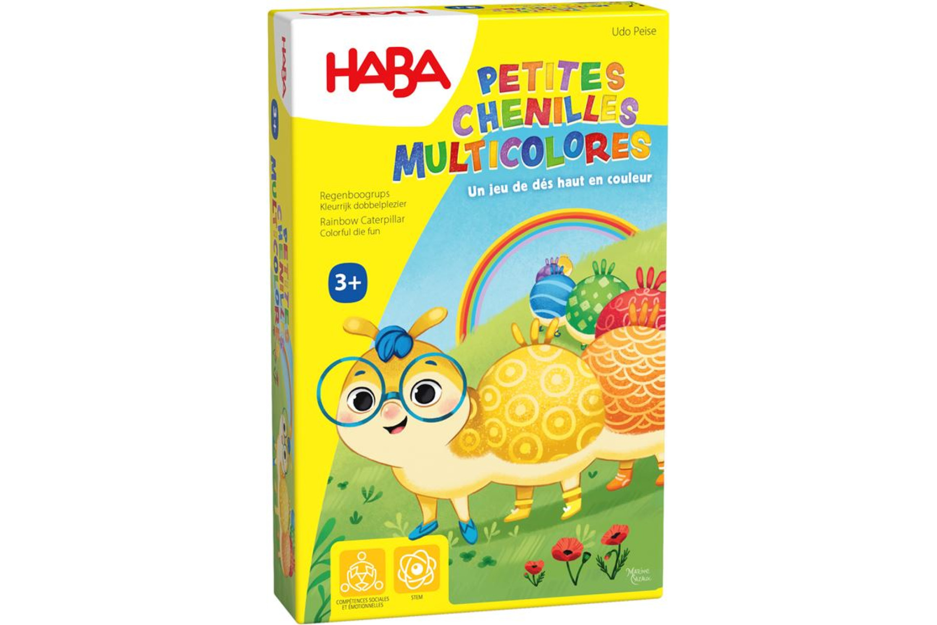 Acheter Jeu classique Haba Petites chenilles multicolores