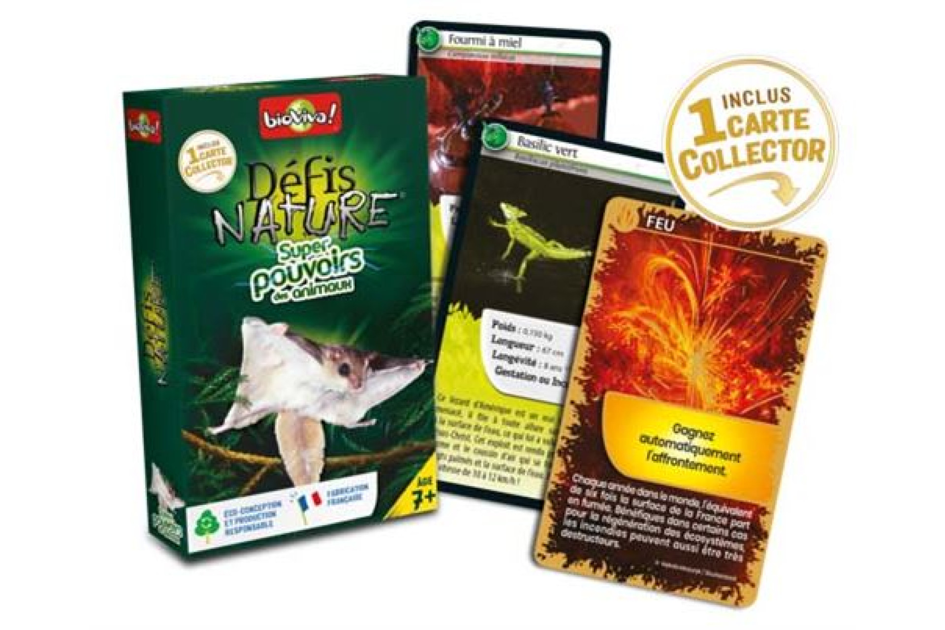 Acheter Jeu de cartes Bioviva Défis Nature Super pouvoirs des animaux