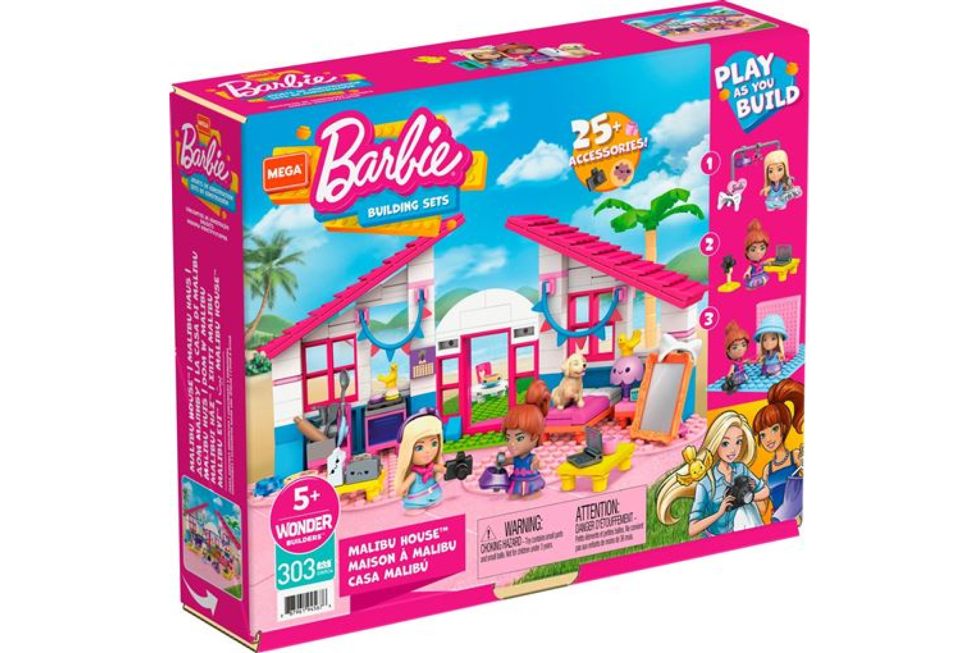 Acheter Jeu de construction Mega Bloks Mega Construx Barbie Maison à Malibu