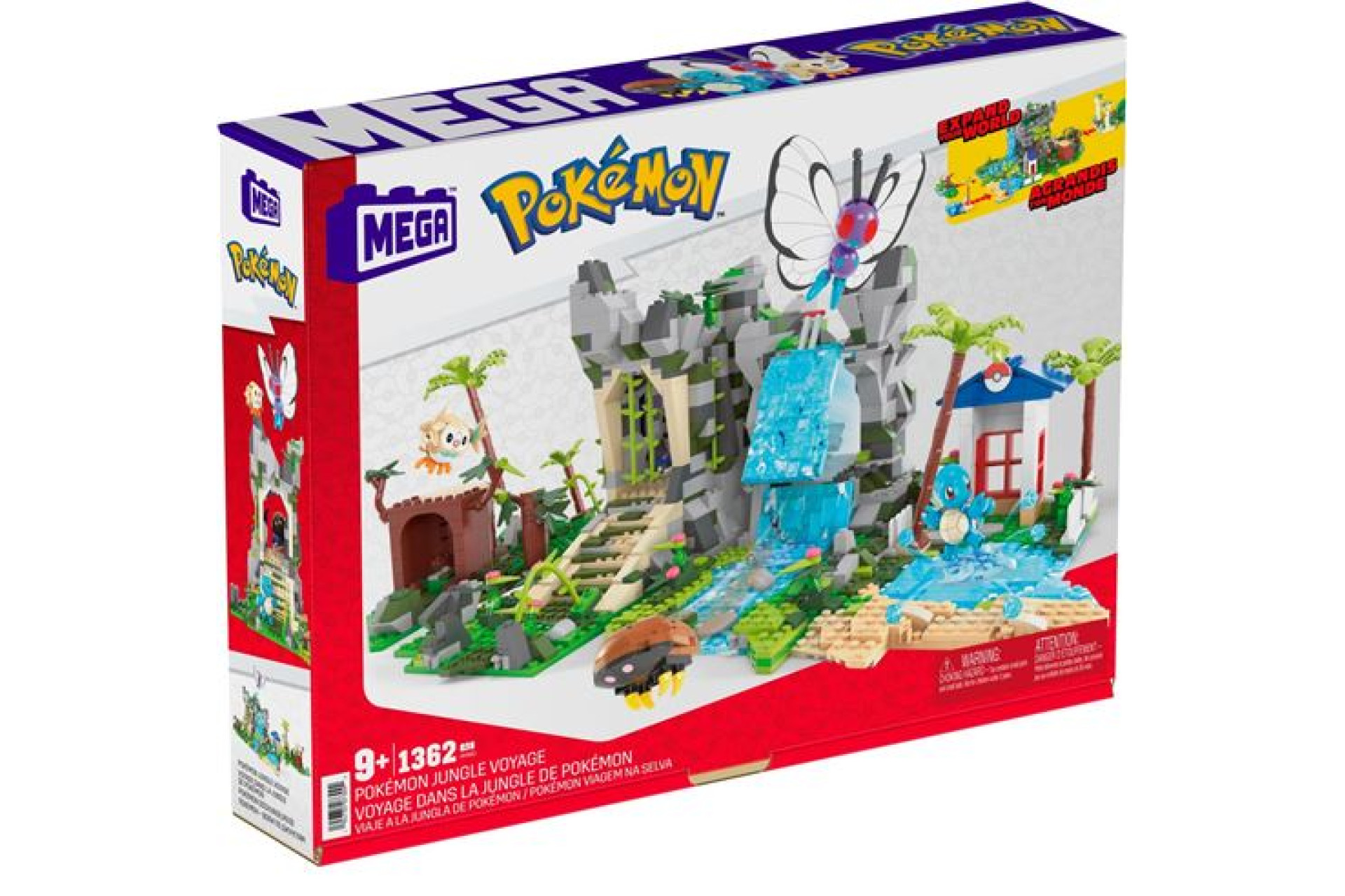 Acheter Jeu de construction Mega Bloks Mega Construx Pokémon Expédition dans la jungle 1350 pièces