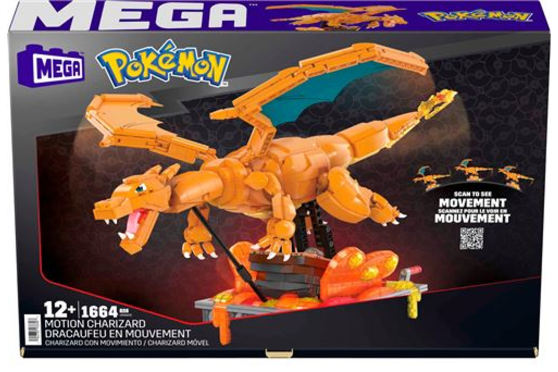 Acheter Jeu de construction Mega Bloks Pokémon Dracaufeu en mouvement