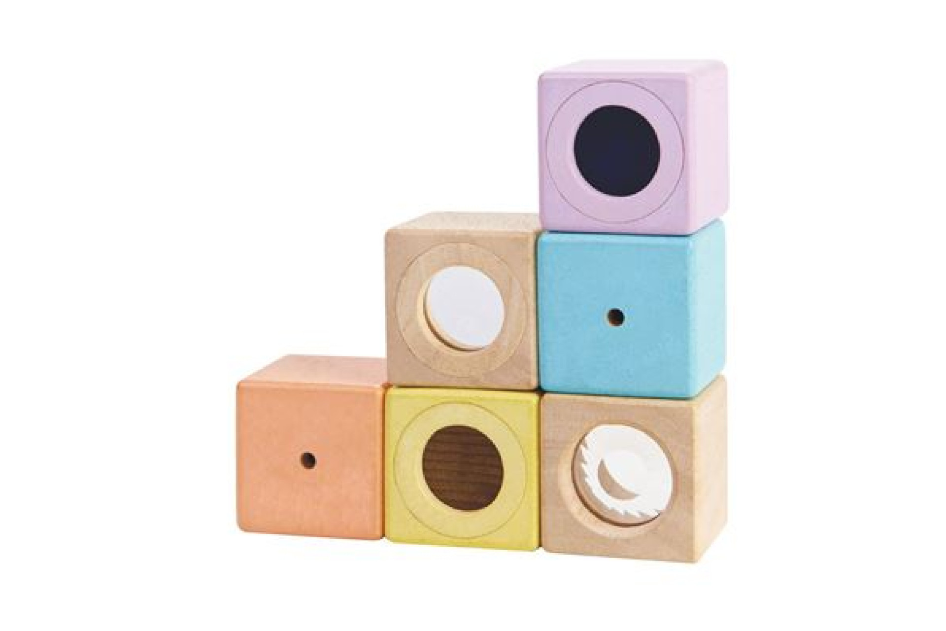 Acheter Jouets en bois Plan Toys Set de blocs sensoriels Pastel