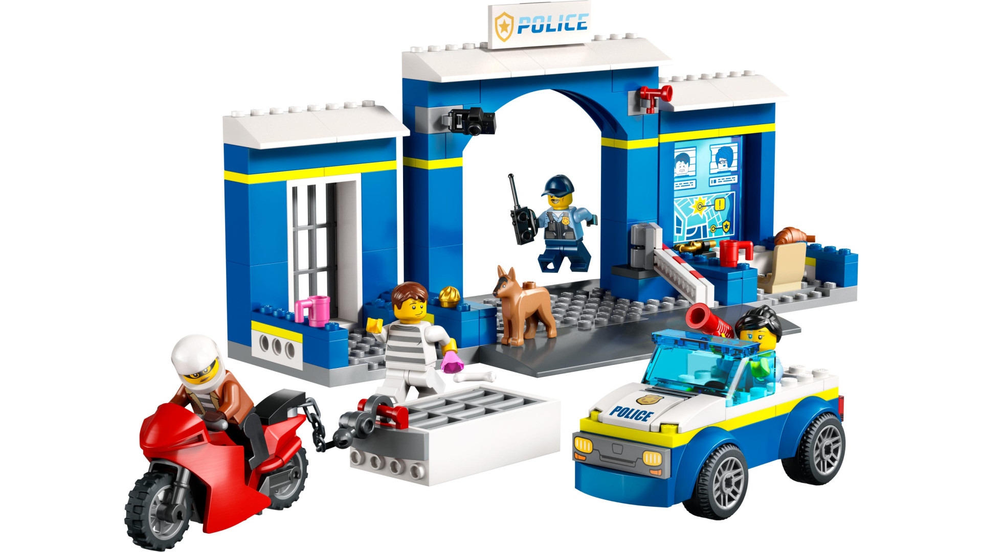 Acheter La Course-poursuite Au Poste De Police - Lego® City - 60370