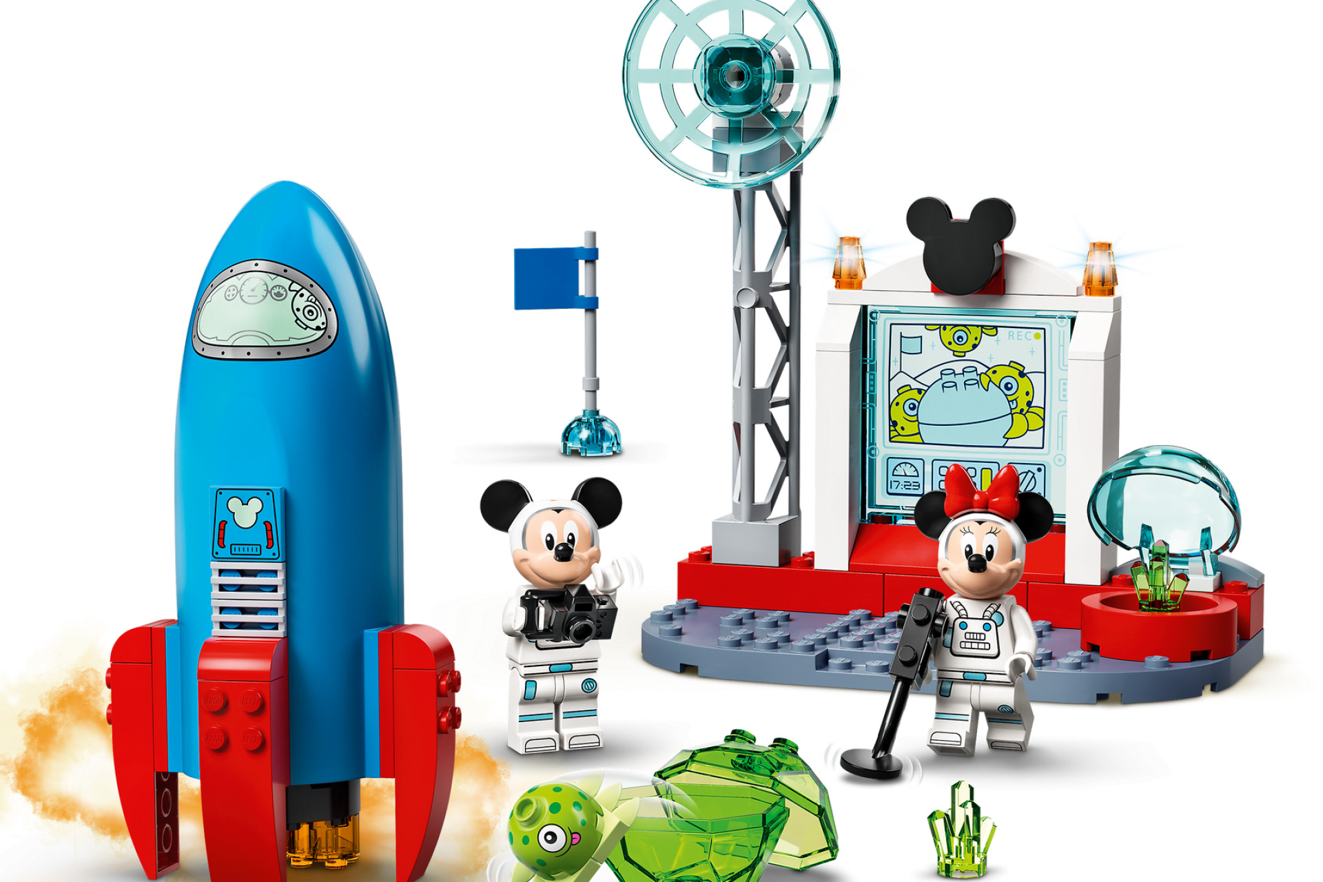 Acheter La fusée spatiale de Mickey Mouse et Minnie Mouse