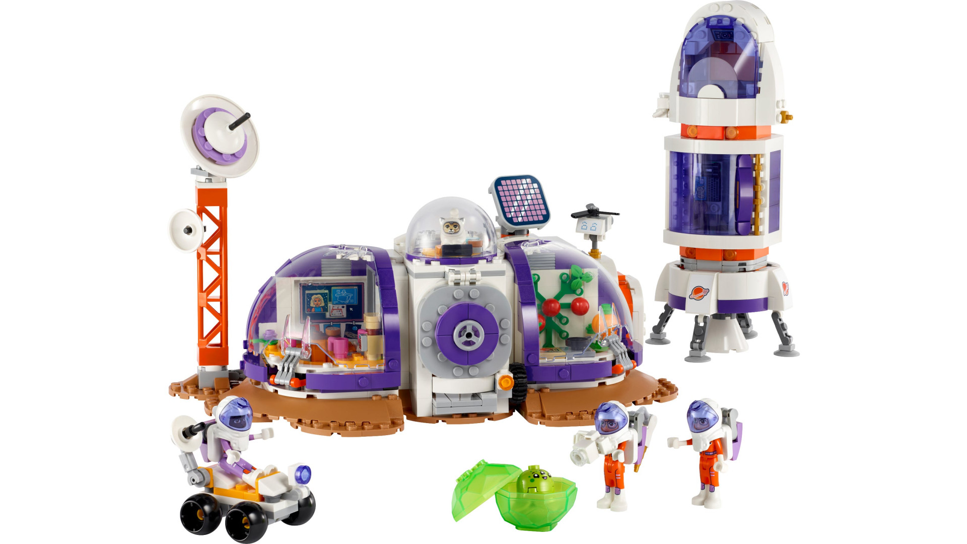 Acheter Lego® 42605 - La Station Spatiale Martienne Et La Fusée - Lego® Friends