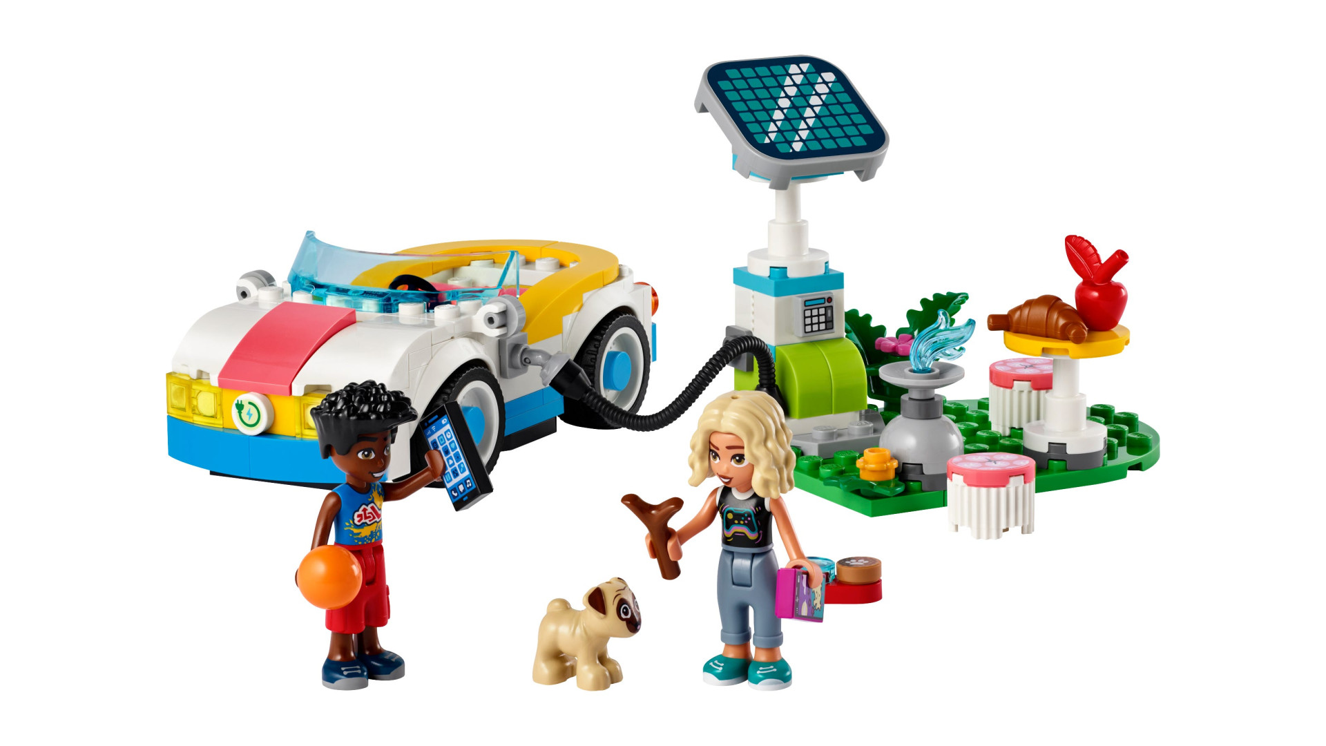 Acheter Lego® 42609 - La Voiture Électrique Et La Borne De Recharge - Lego® Friends