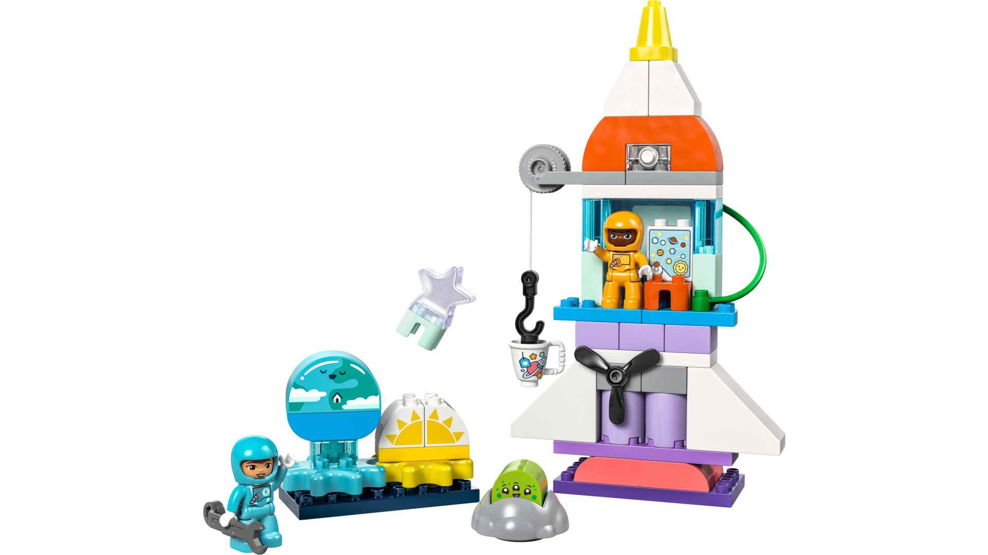 Acheter Lego® 10422 - L'aventure En Navette Spatiale 3-en-1 - Lego® Duplo® Ma Ville