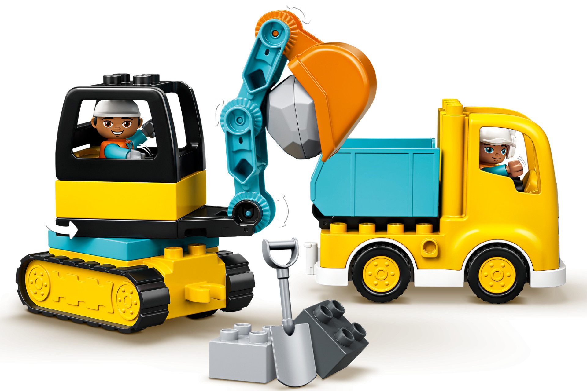 Acheter Le Camion Et La Pelleteuse - Lego® Duplo® Construction - 10931