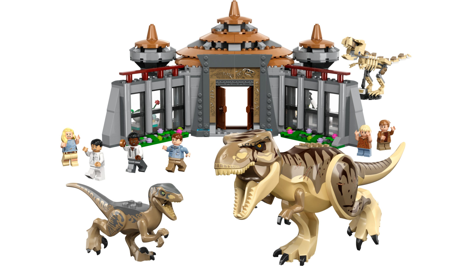 Acheter Lego®76961 -le Centre Des Visiteurs : L’attaque Du T. Rex Et Du Vélociraptor - Lego® Jurassic World™