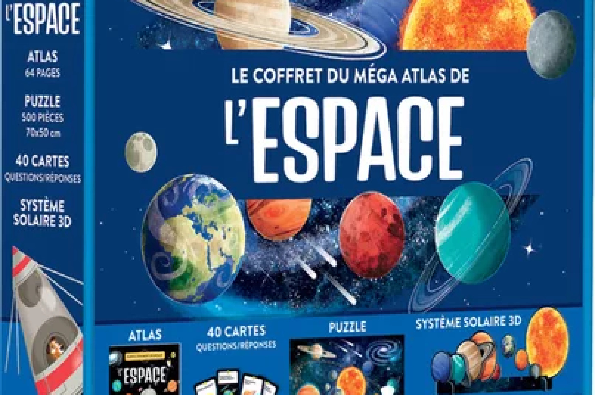 Acheter Le coffret méga atlas de l'espace Sassi