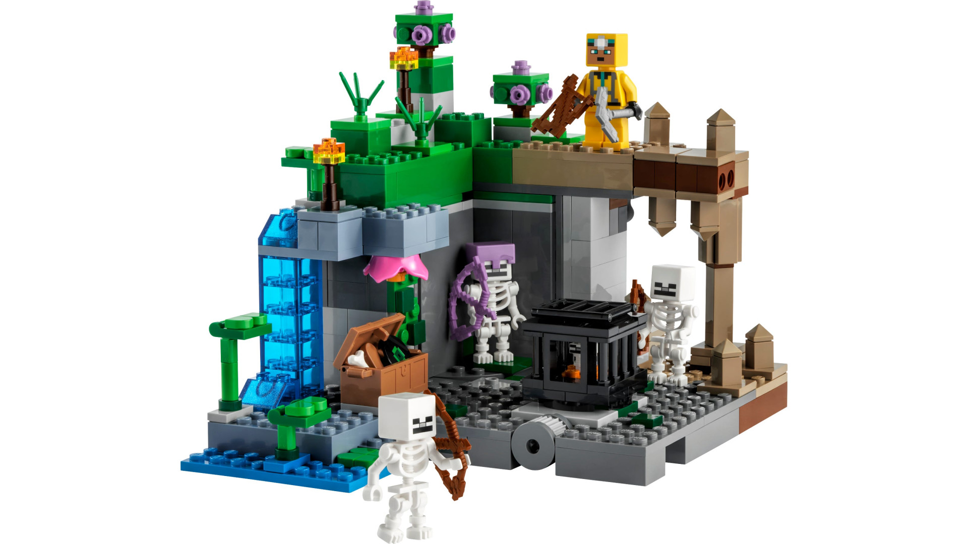 Acheter Le Donjon Du Squelette - Lego Minecraft - 21189