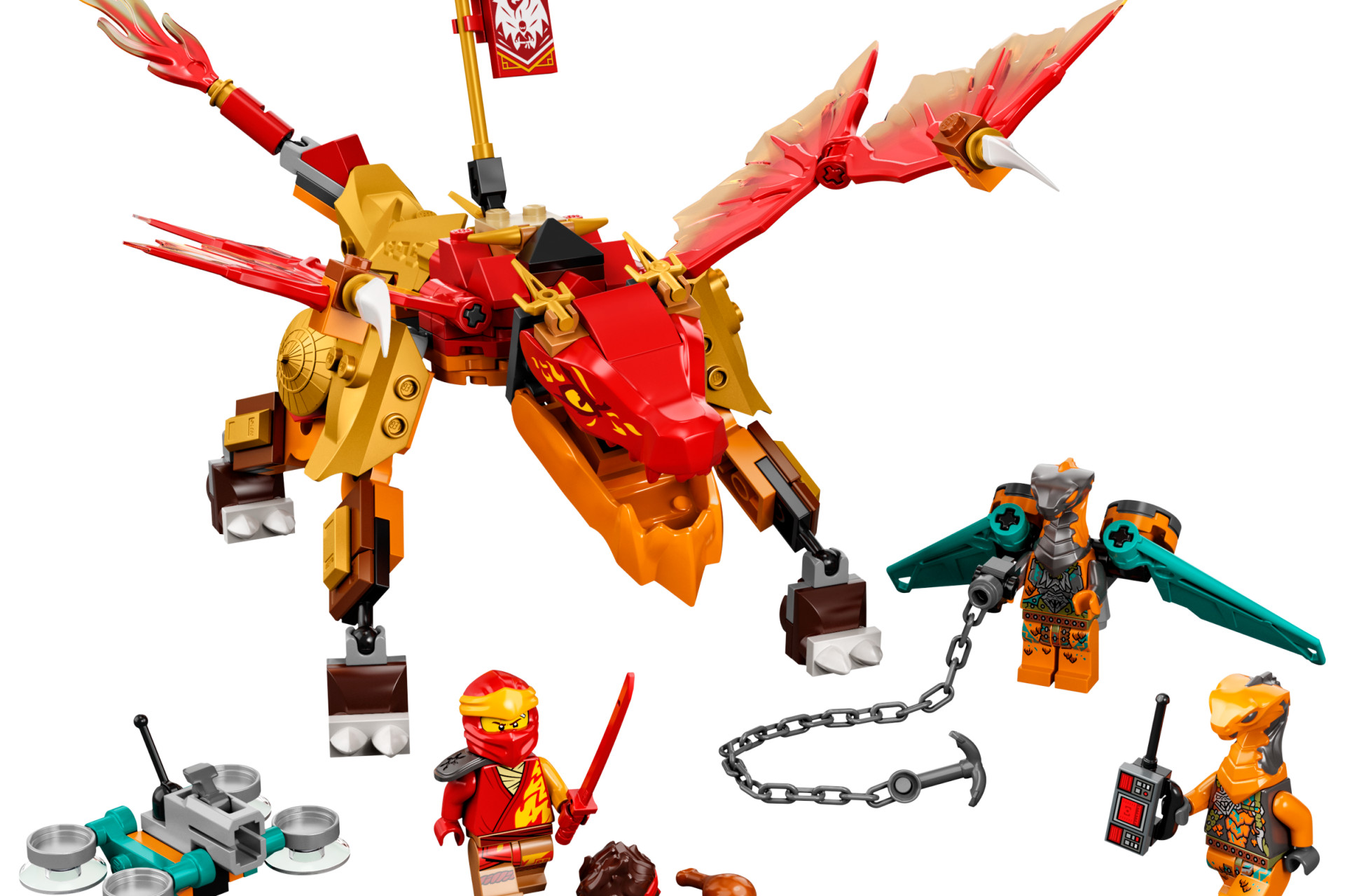 Acheter Le Dragon De Feu De Kai - Évolution - Lego® Ninjago® - 71762