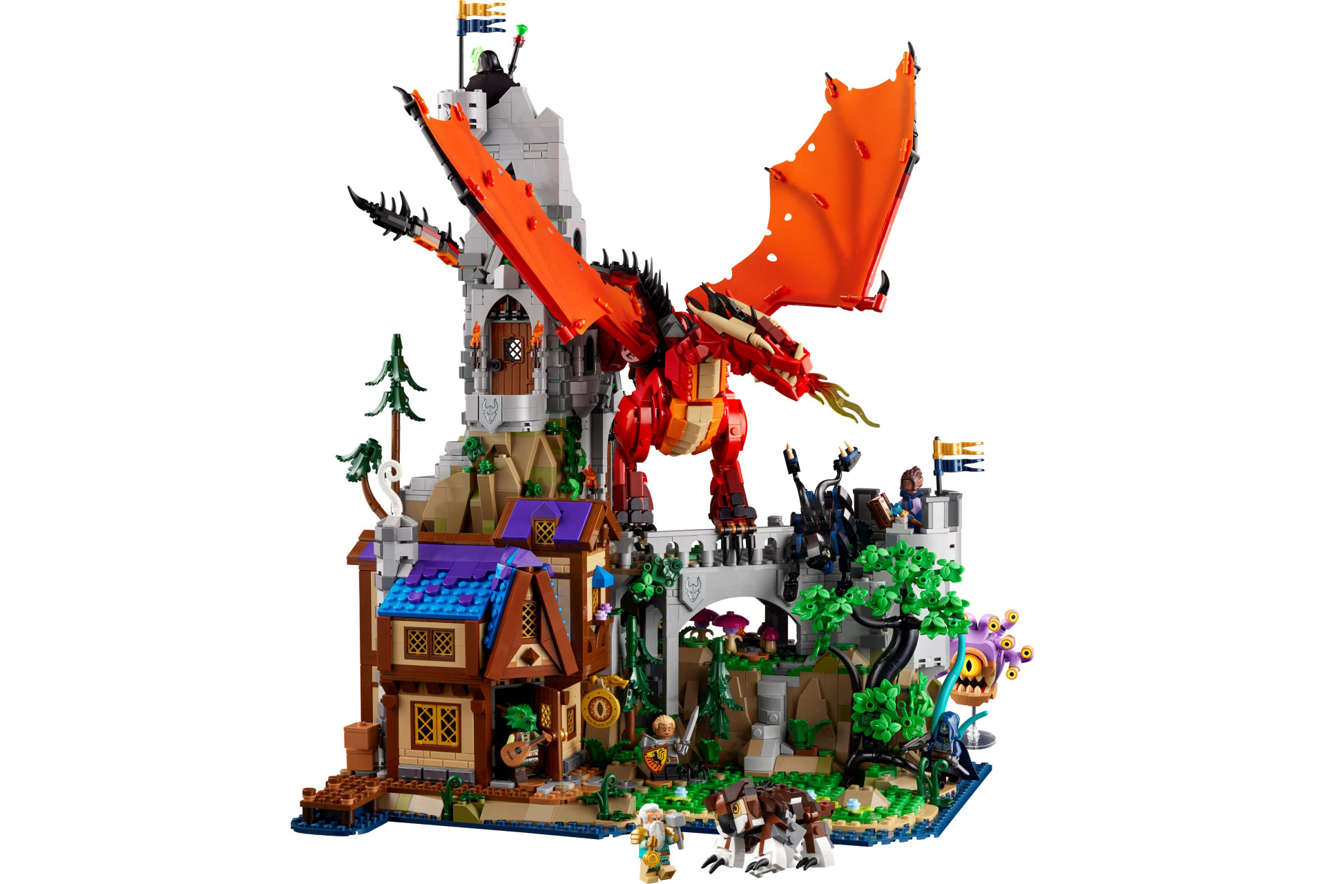 Lego 21348 Dungeons & Dragons : L'histoire du dragon rouge