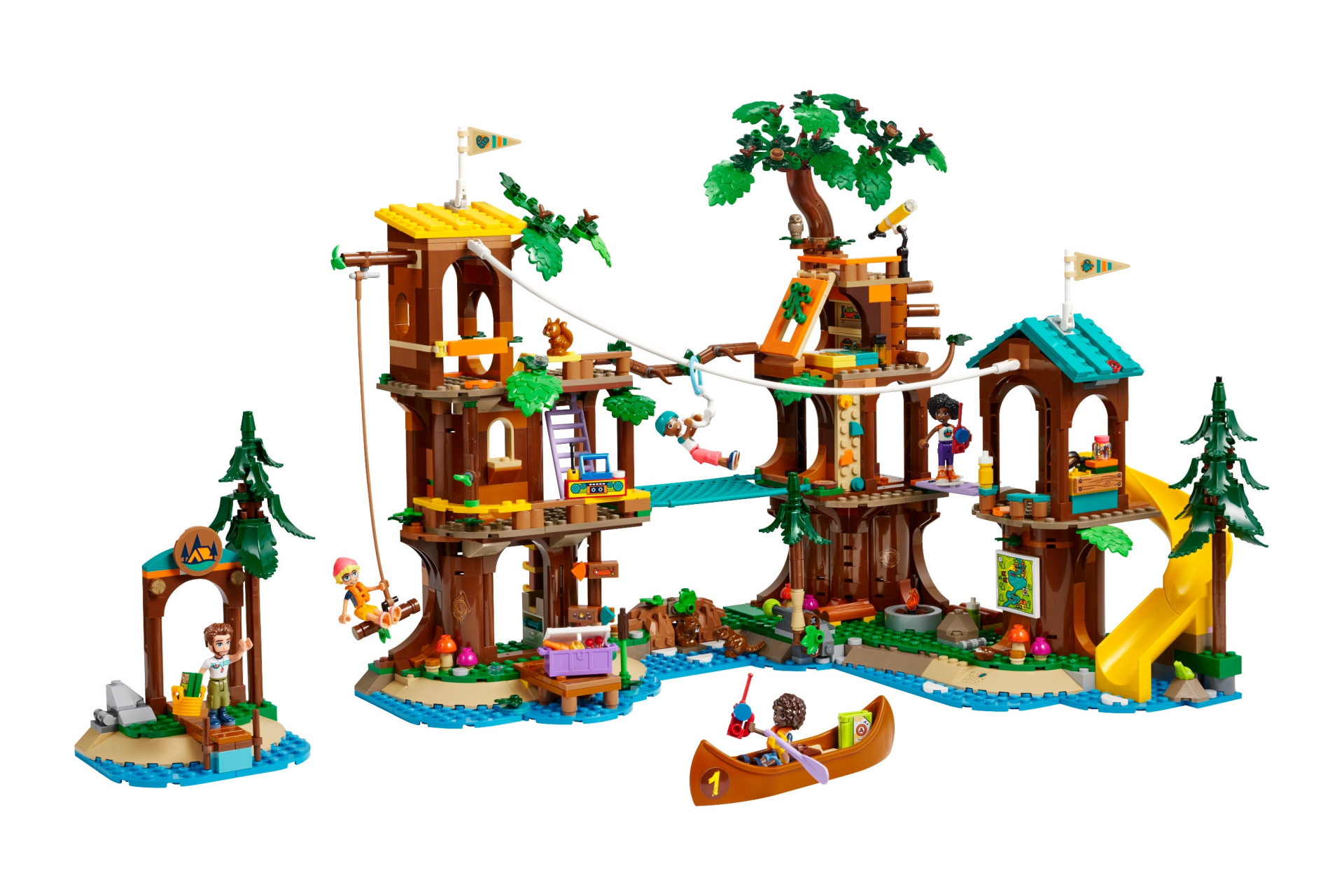 Acheter Lego 42631 La cabane dans l'arbre de la base de loisirs