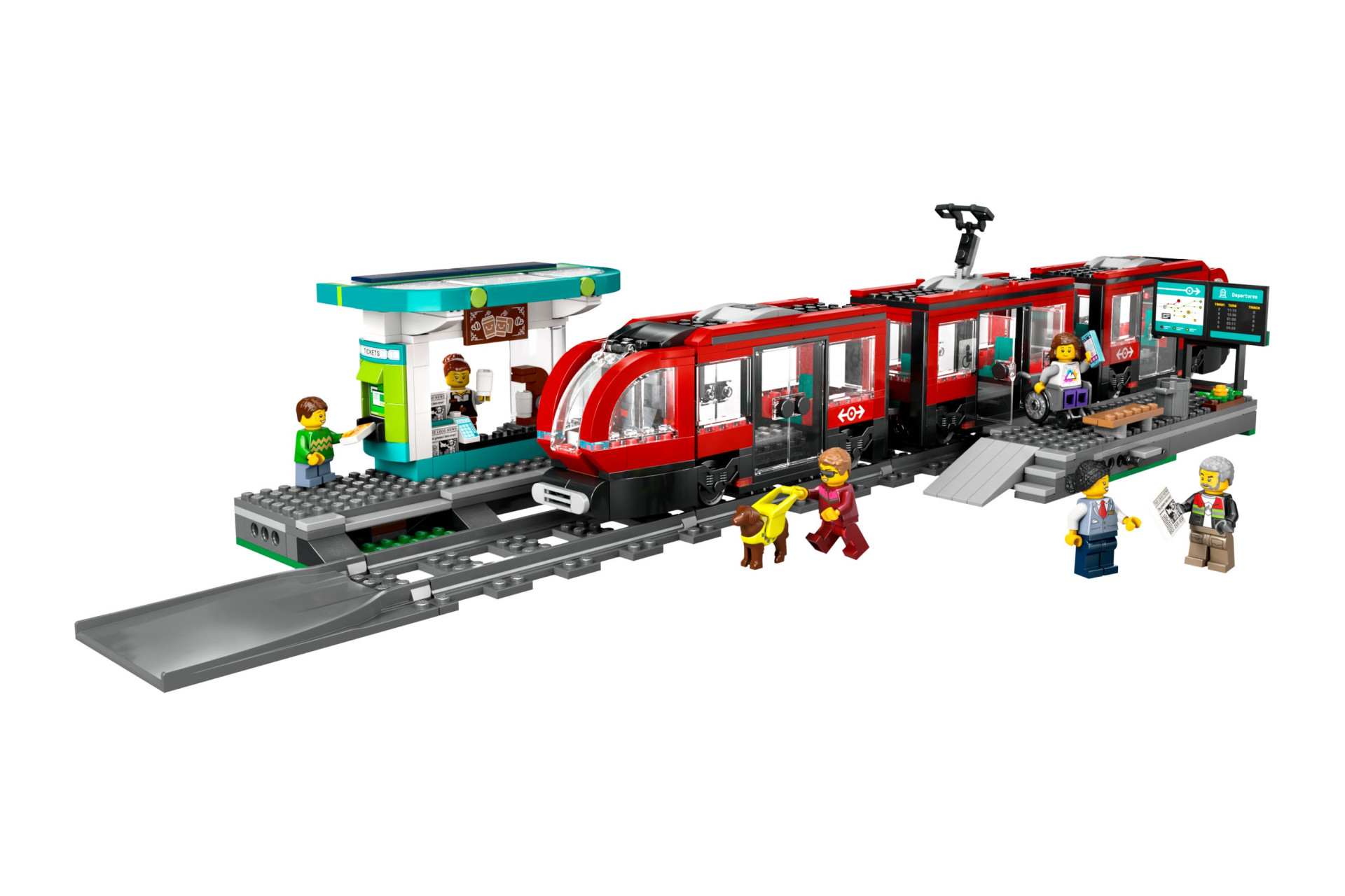 Acheter Lego 60423 Le tramway et la station du centre-ville