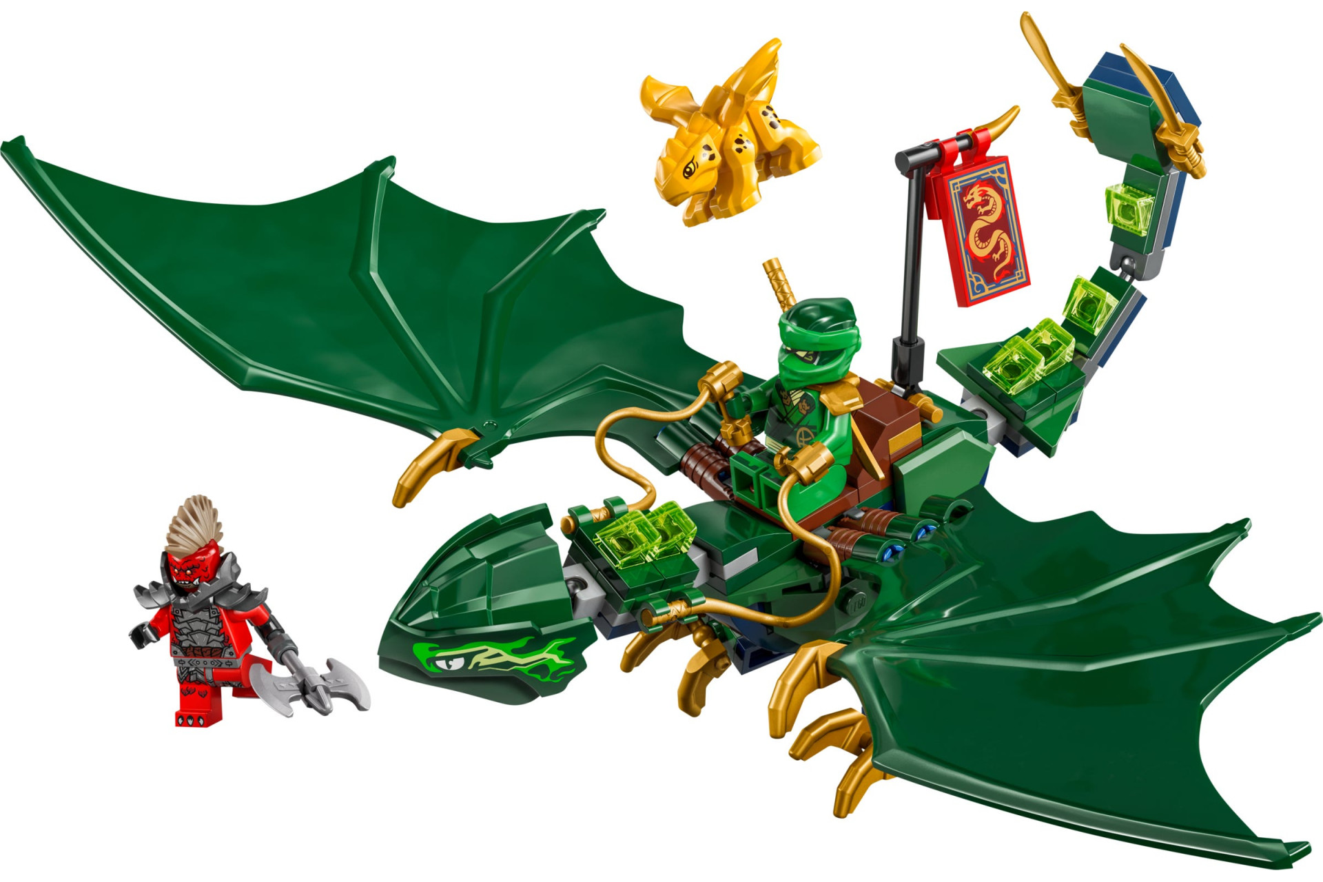 Acheter Lego 71829 Le dragon vert de la forêt de Lloyd