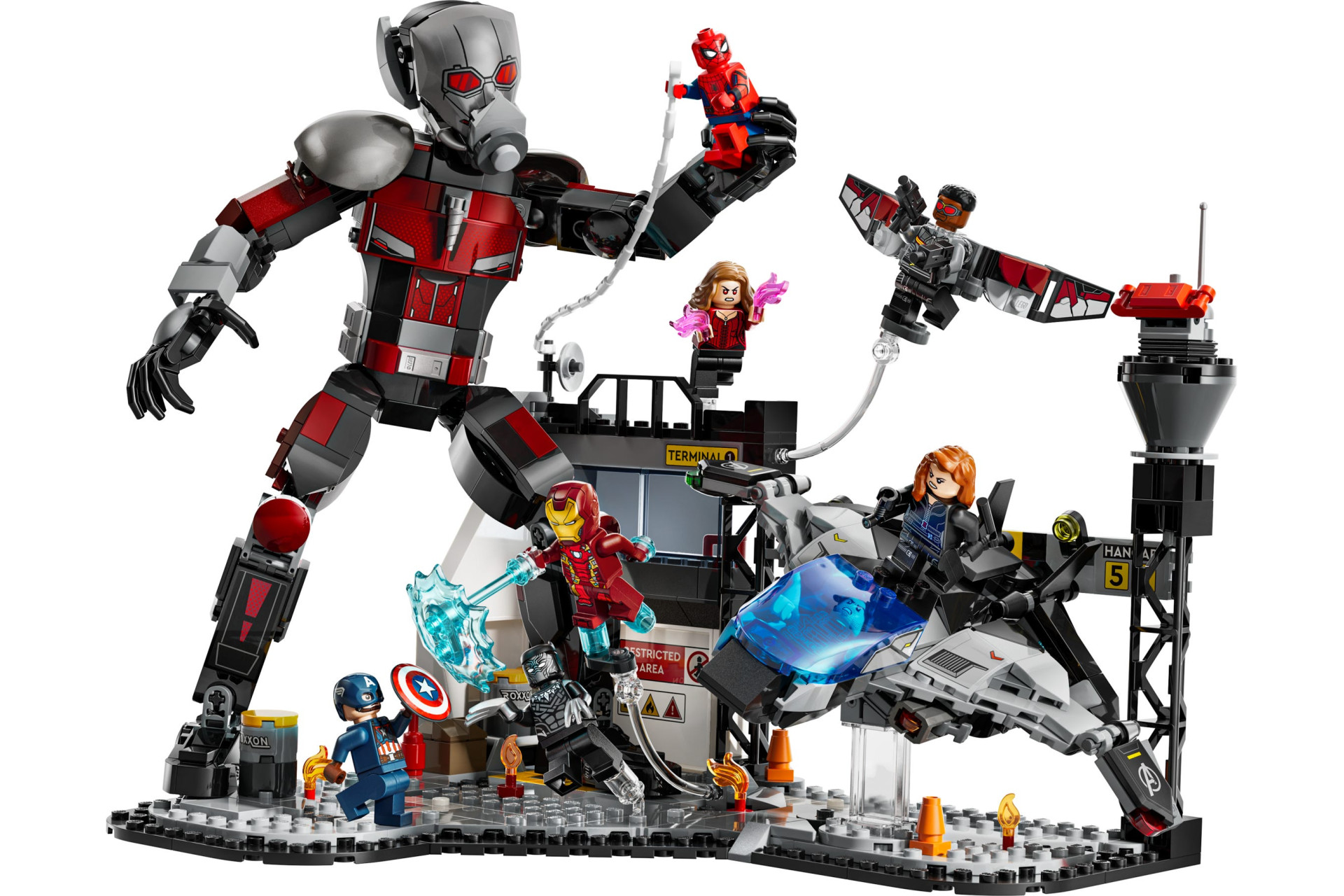 Acheter Lego 76314 Le combat de Captain America: Civil War