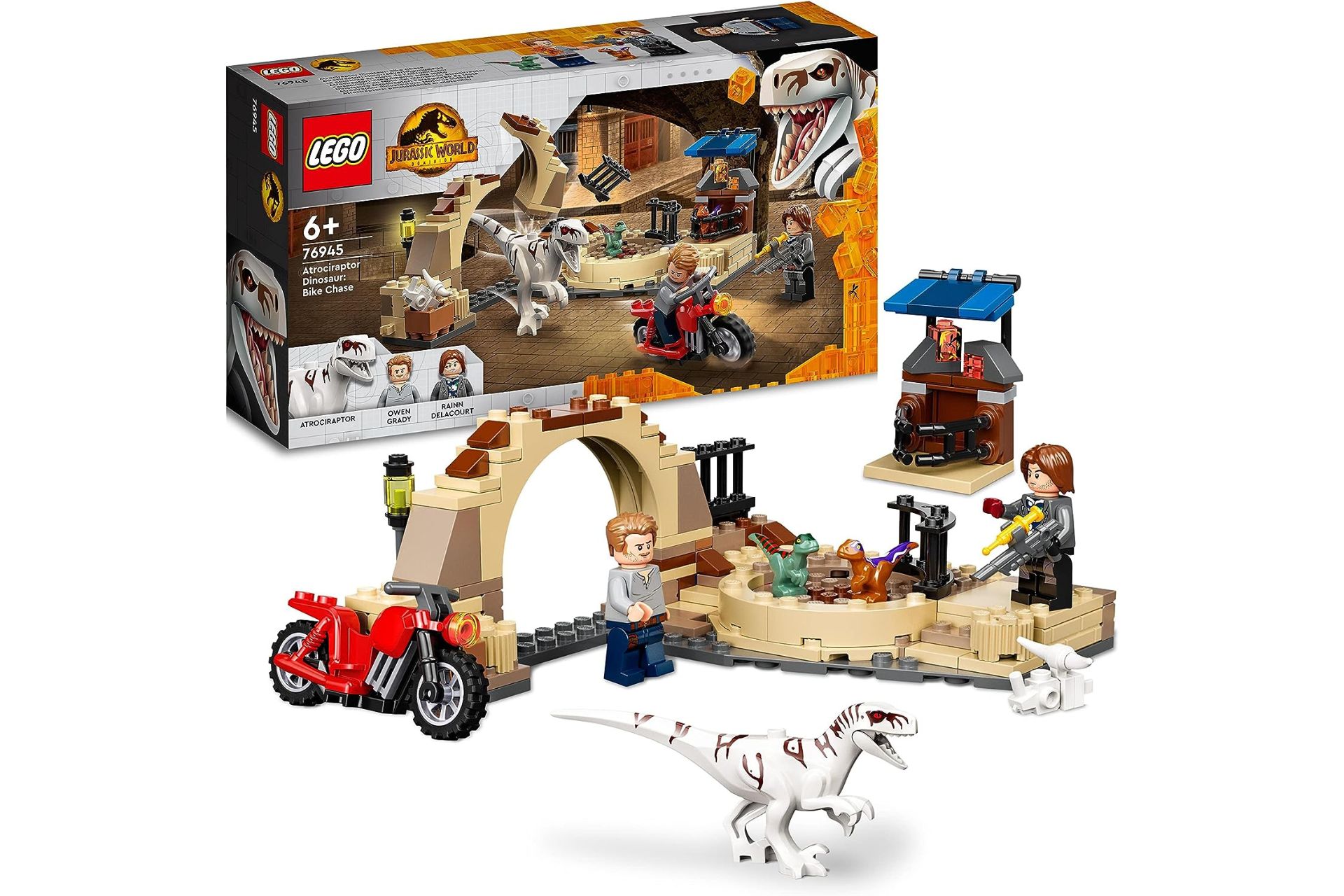 Acheter Lego - Jurassic World -  La Poursuite En Moto De L'atrociraptor